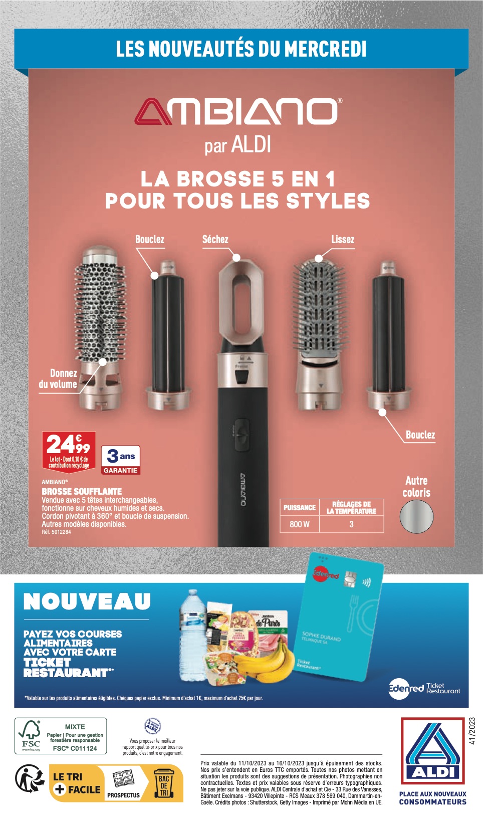 Catalogue ALDI 10 – 16 Octobre 2023 Page 34