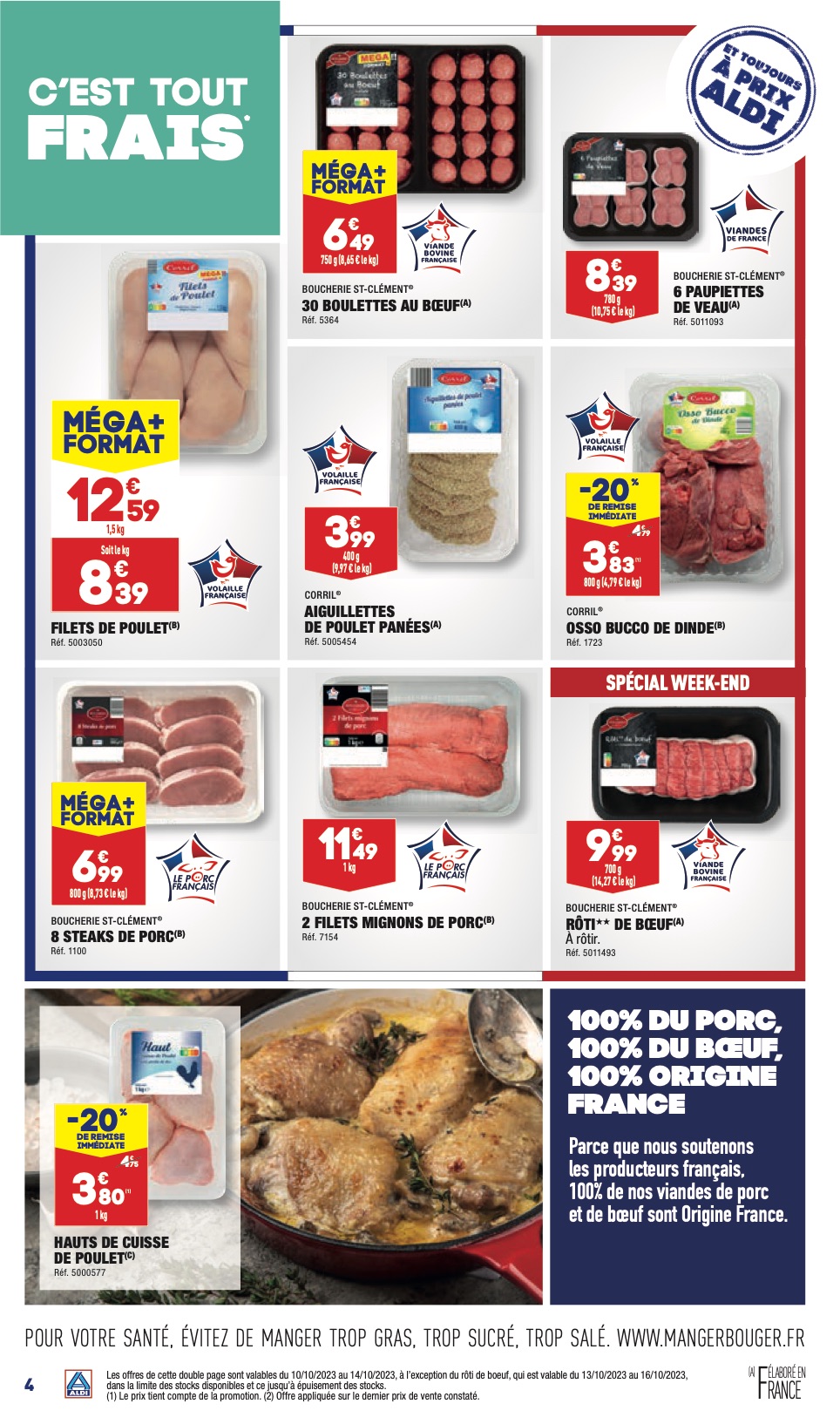 Catalogue ALDI 10 – 16 Octobre 2023 Page 6