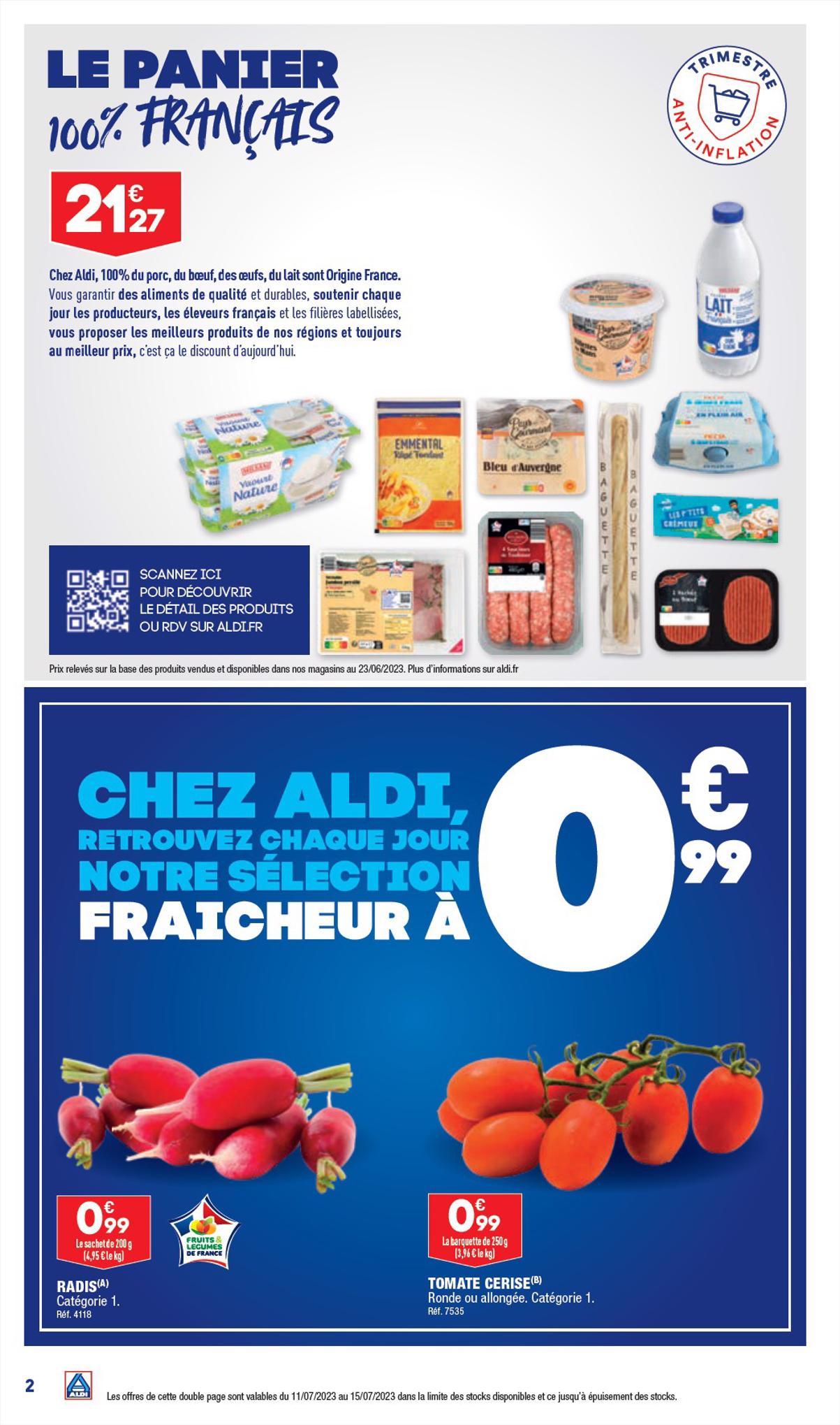 Catalogue ALDI 11 – 17 Juillet 2023 Page 4