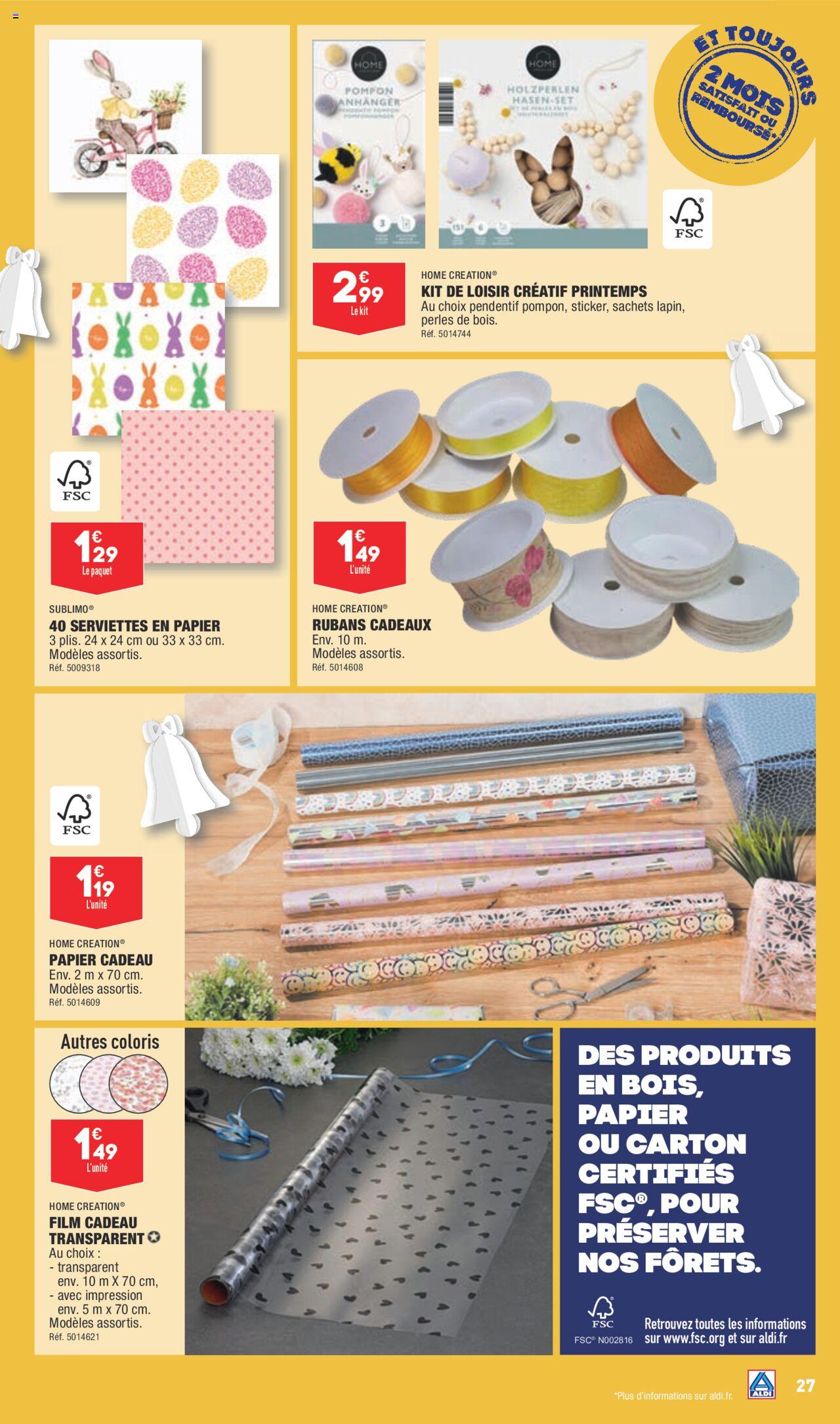 Catalogue ALDI 12 – 18 Mars 2024 Page 29