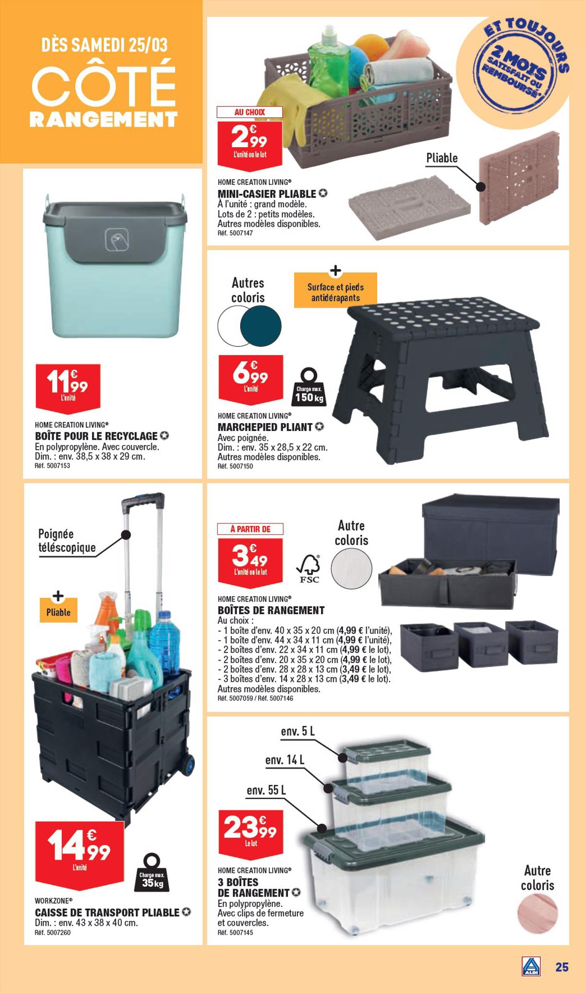 Catalogue ALDI 13 – 16 Mars 2023 Page 27