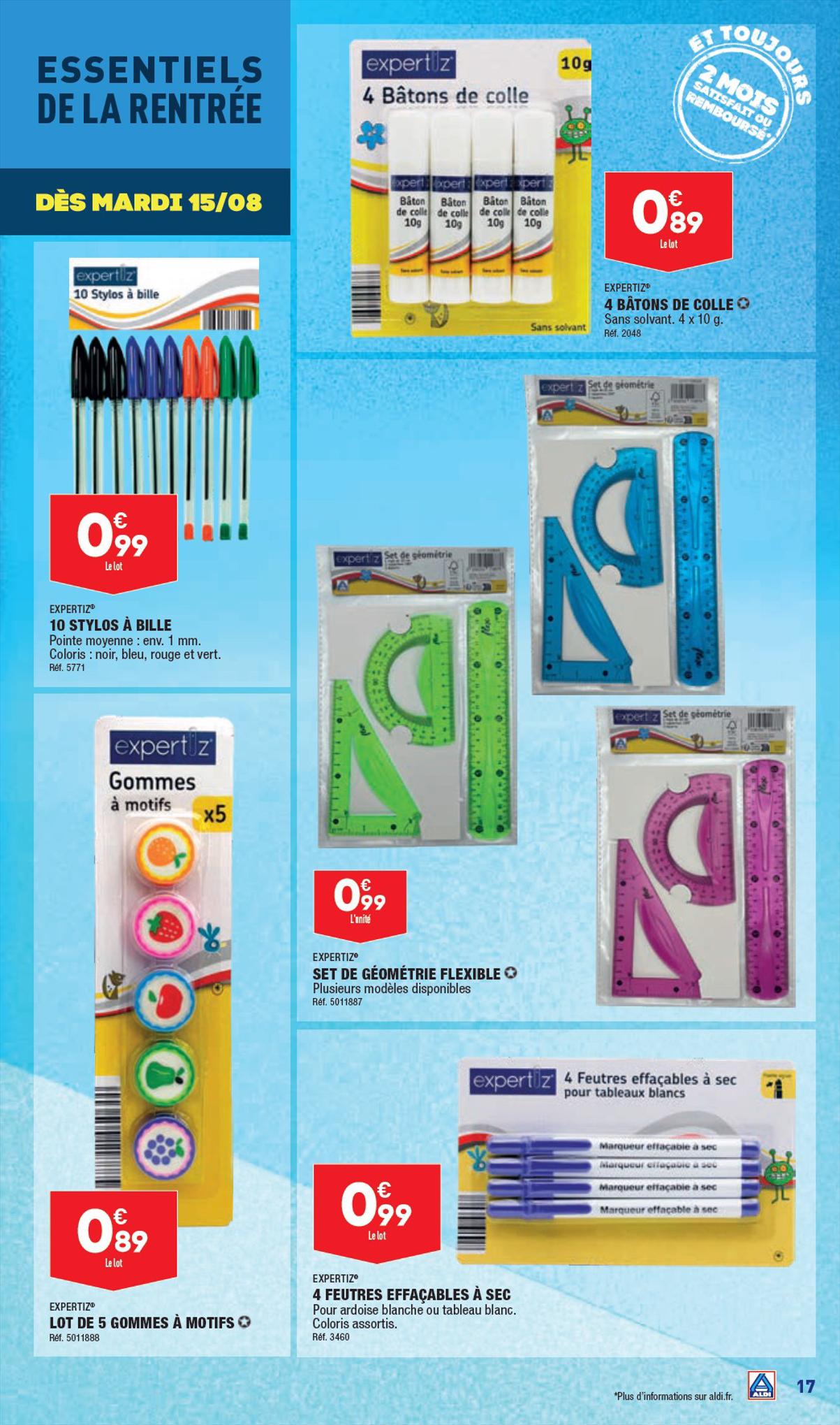 Catalogue ALDI 15 – 21 Août 2023 Page 19