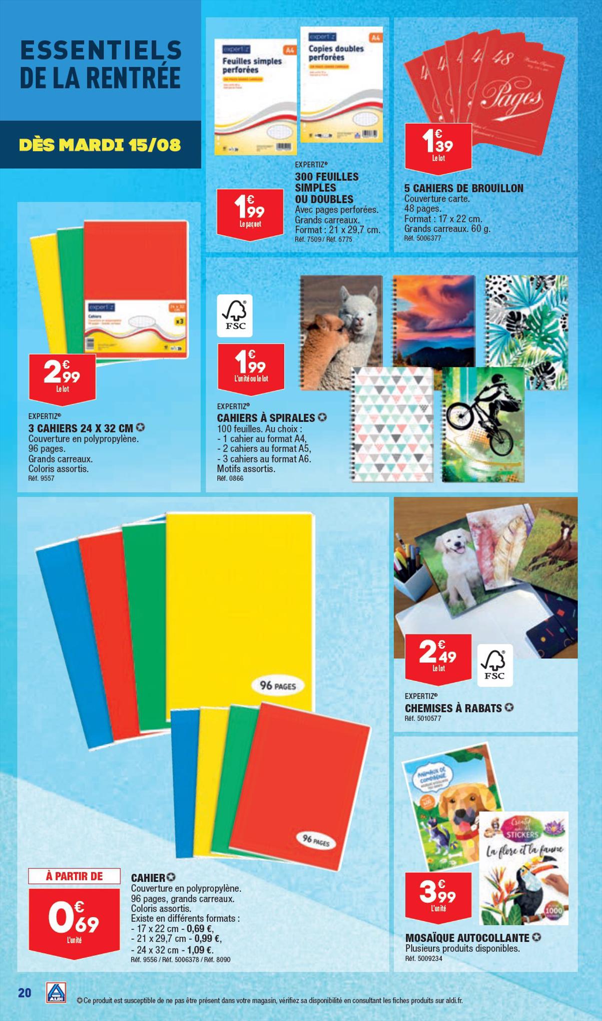 Catalogue ALDI 15 – 21 Août 2023 Page 22