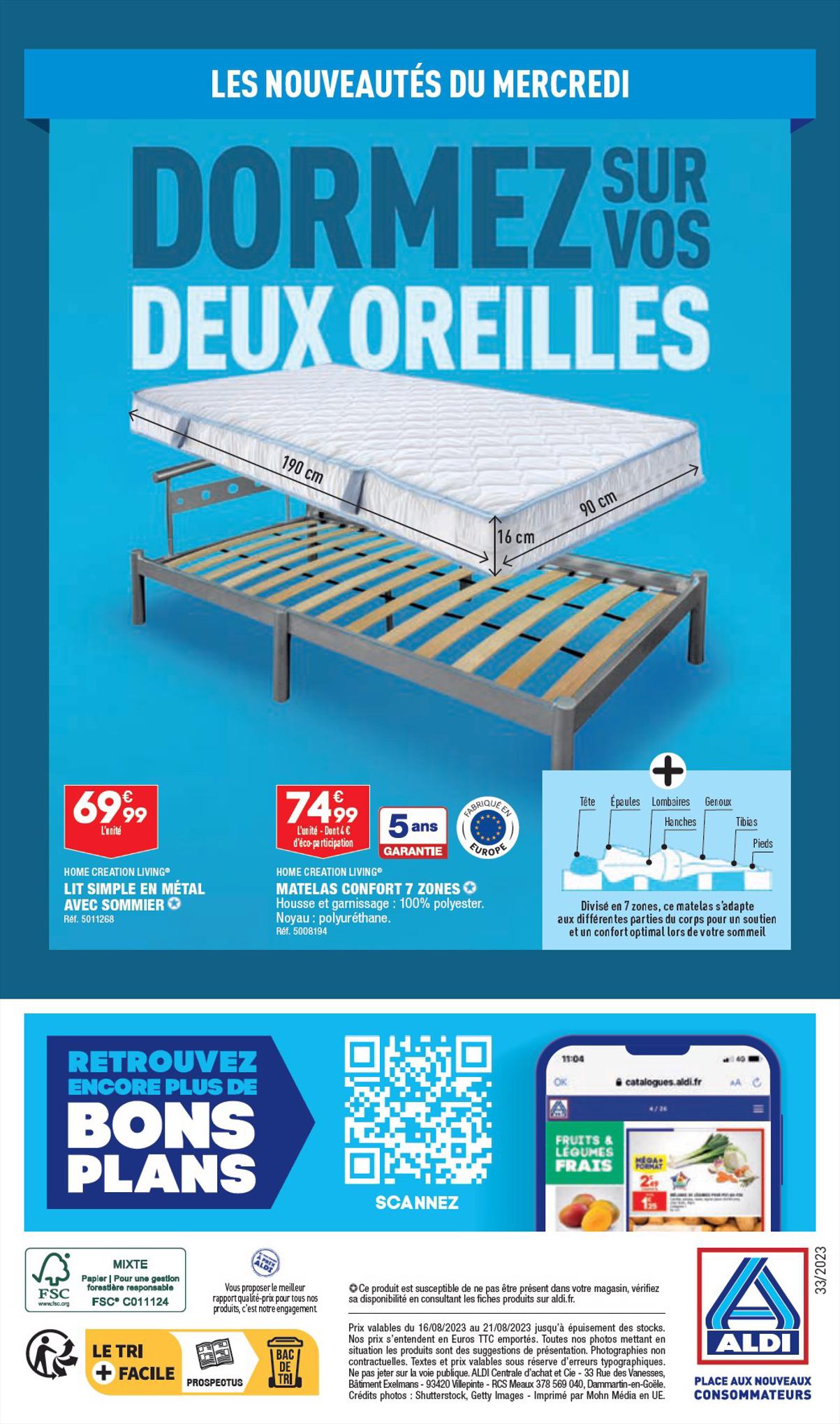 Catalogue ALDI 15 – 21 Août 2023 Page 34