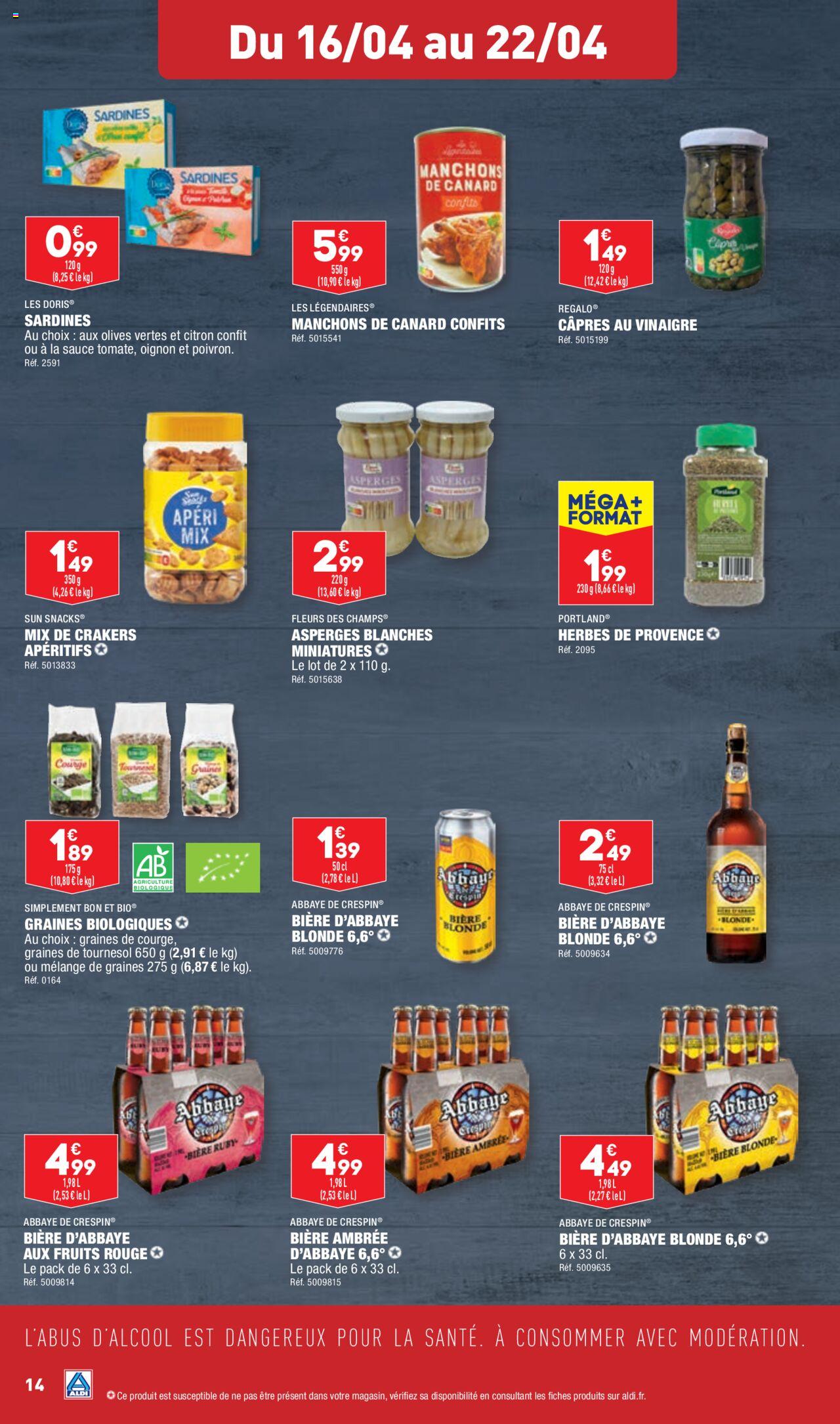 Catalogue ALDI 16 – 22 Avril 2024 Page 16