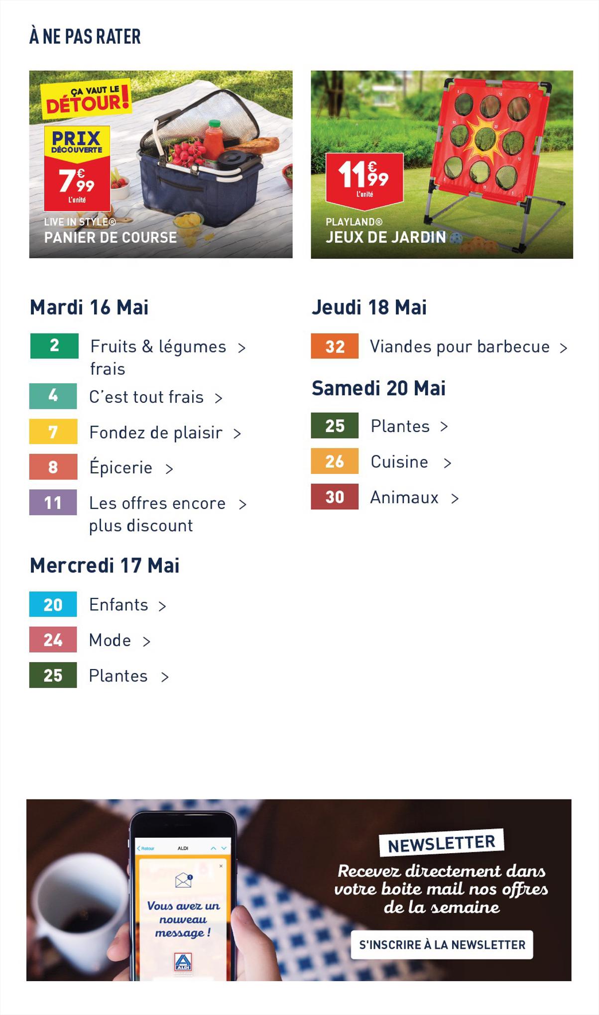 Catalogue ALDI 16 – 22 Mai 2023 Page 3
