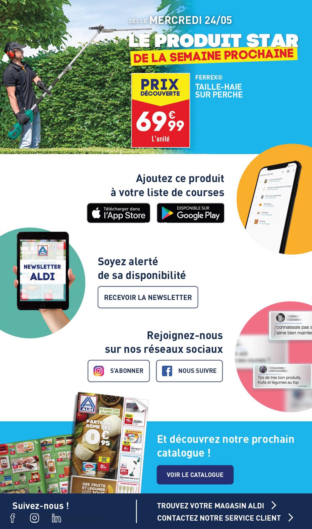 Catalogue ALDI 16 – 22 Mai 2023 Page 36