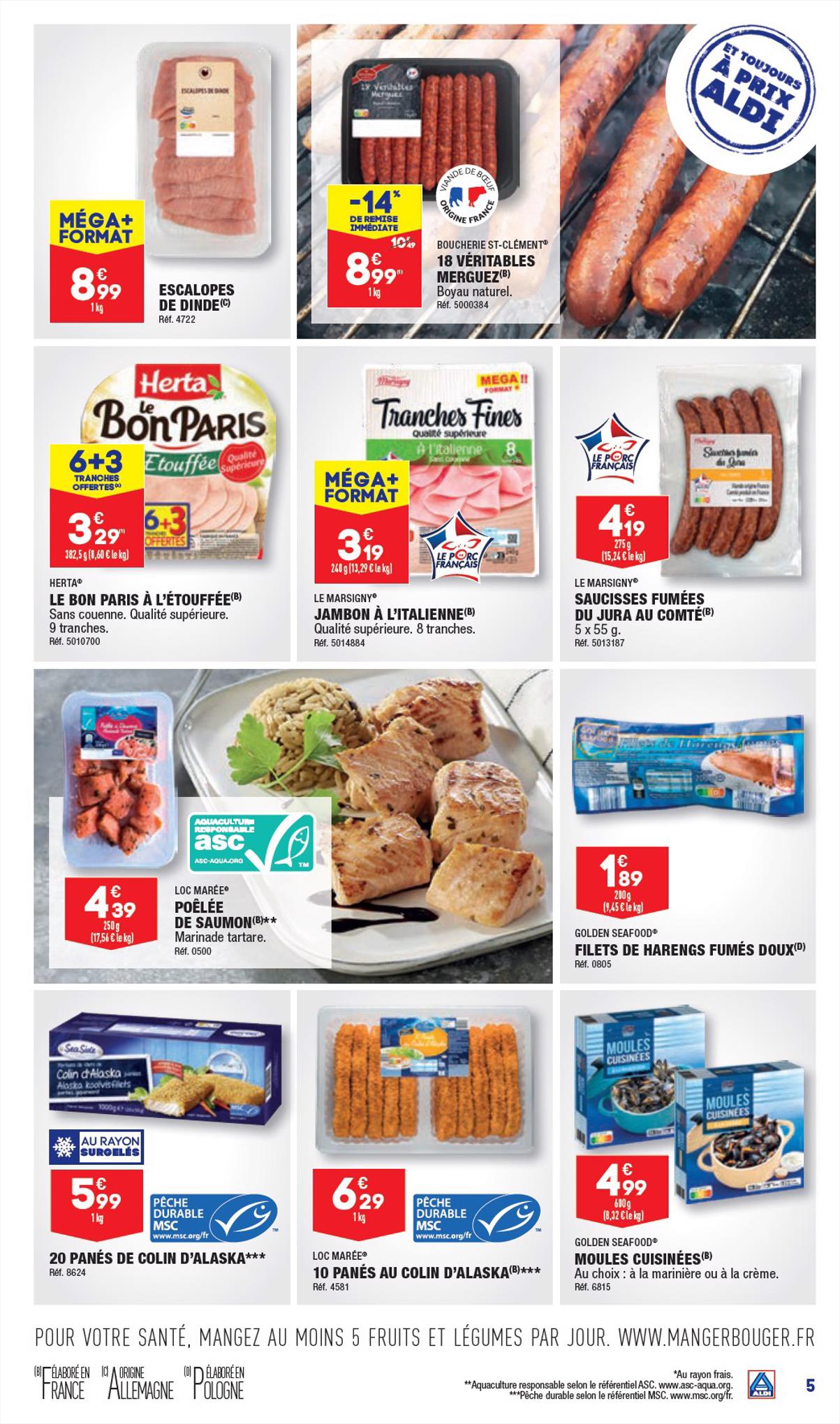Catalogue ALDI 17 – 31 Juillet 2023 Page 7