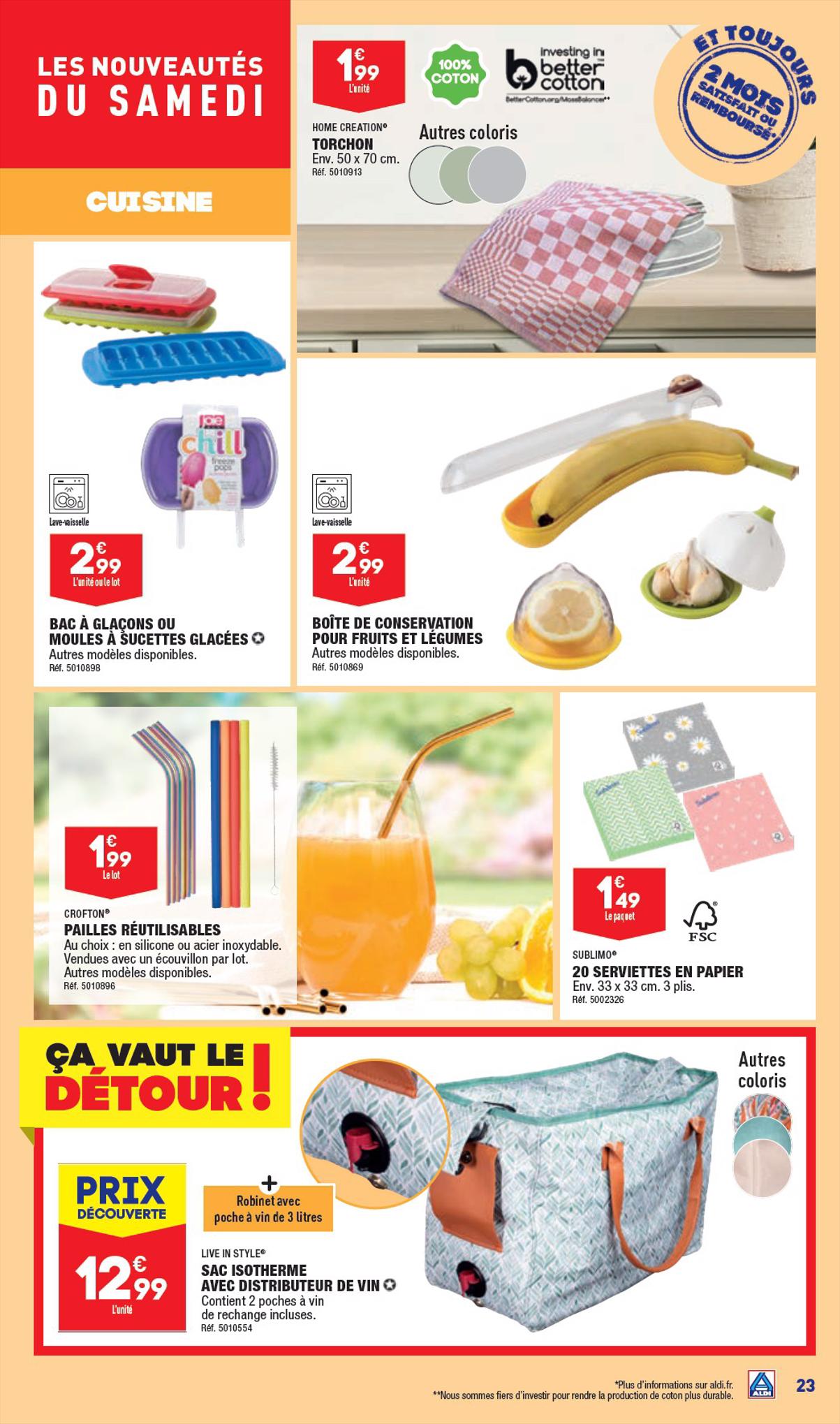 Catalogue ALDI 18 – 24 Juillet 2023 Page 26