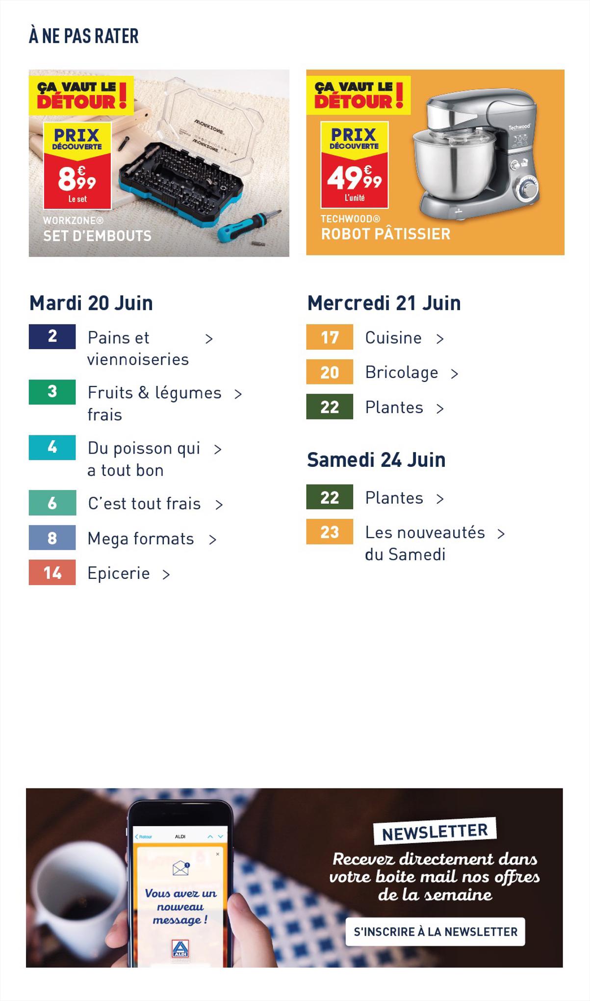 Catalogue ALDI 20 – 26 Juin 2023 Page 3