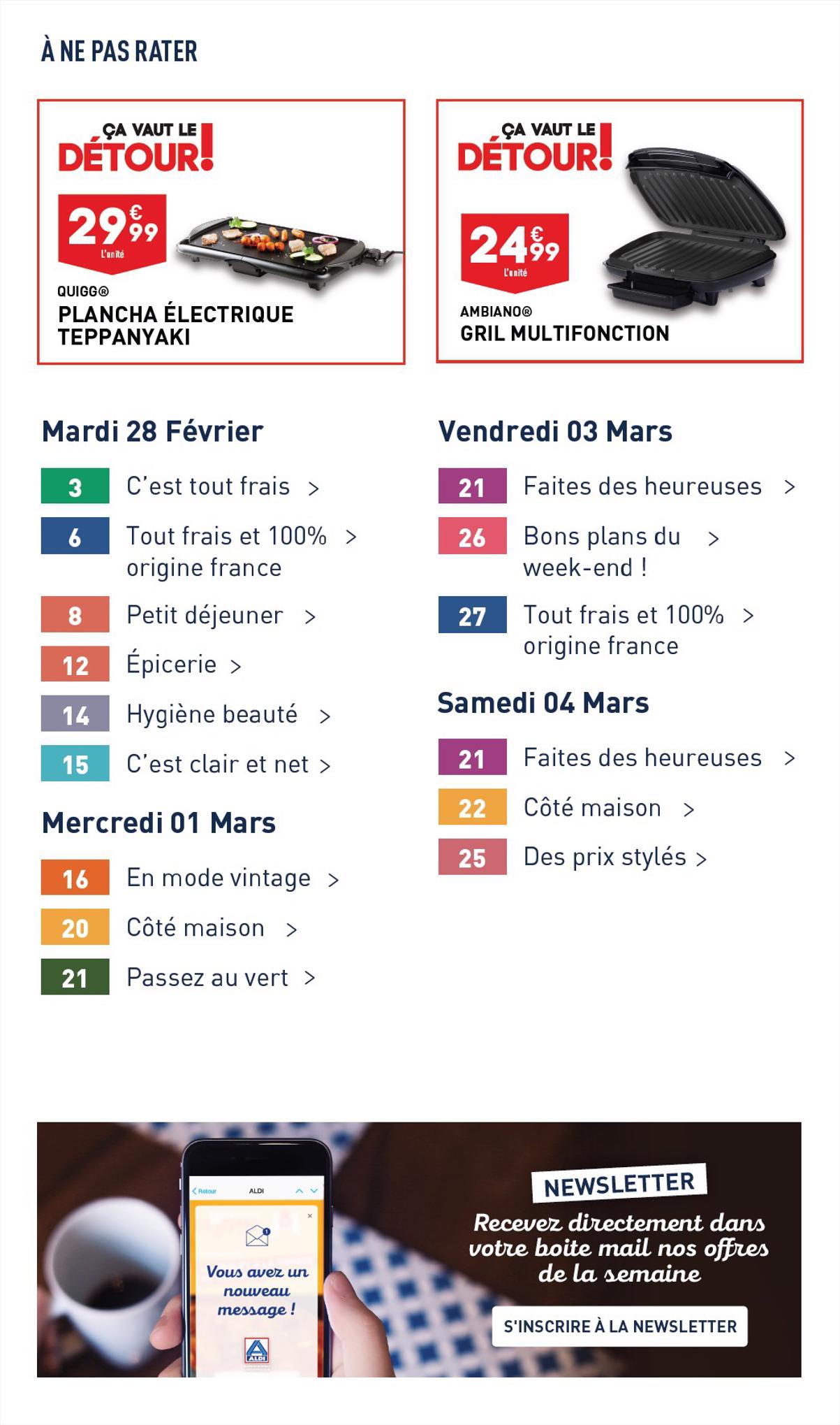 Catalogue ALDI 20 Février – 6 Mars 2023 Page 3
