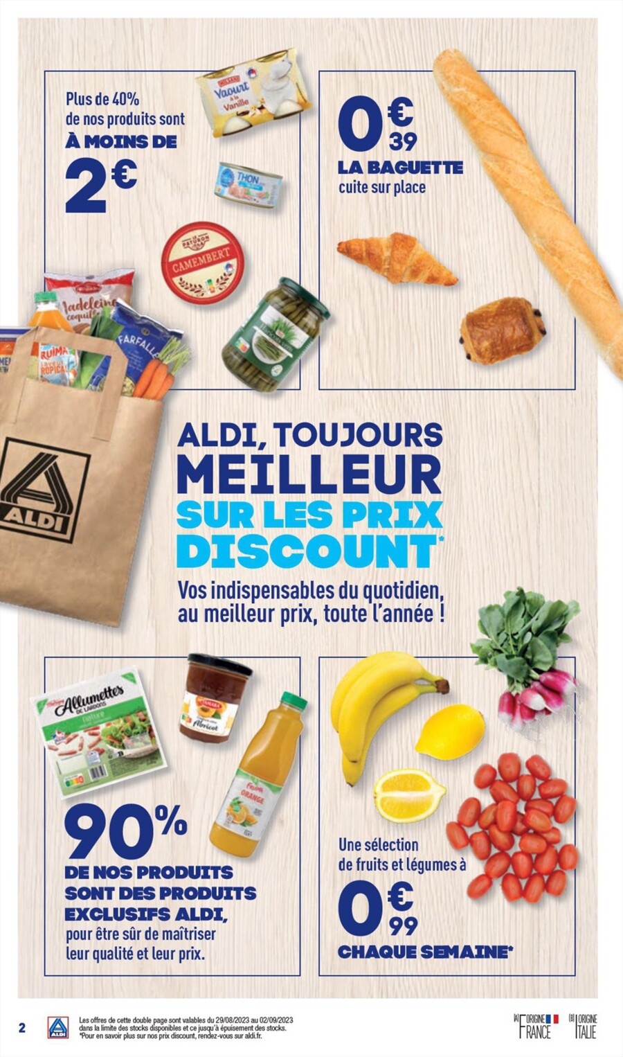 Catalogue ALDI  21 Août – 4 Septembre 2023 Page 4