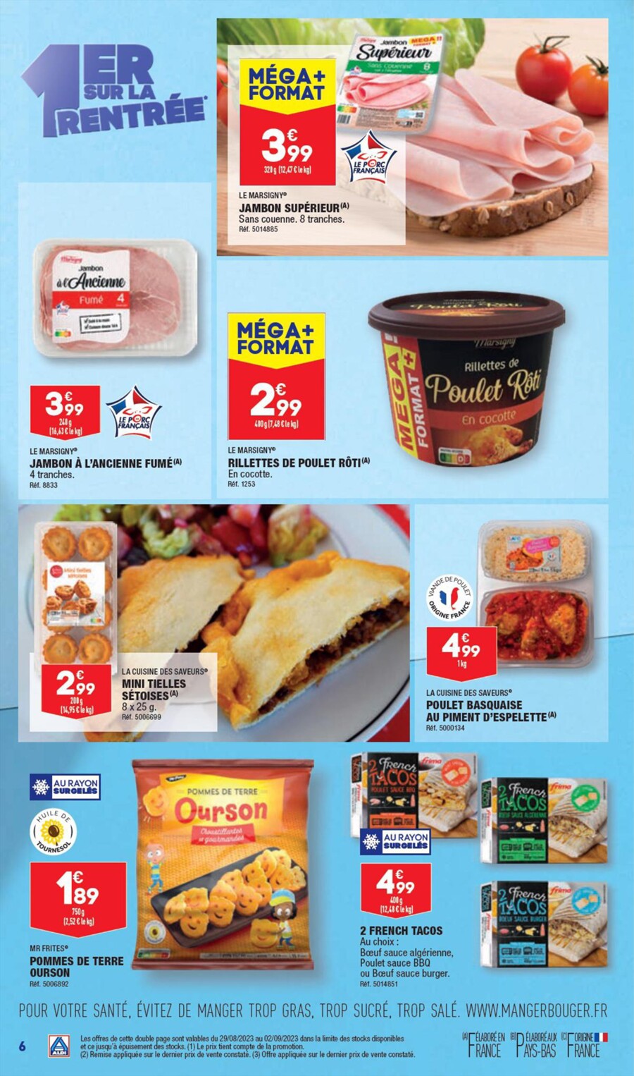 Catalogue ALDI  21 Août – 4 Septembre 2023 Page 8