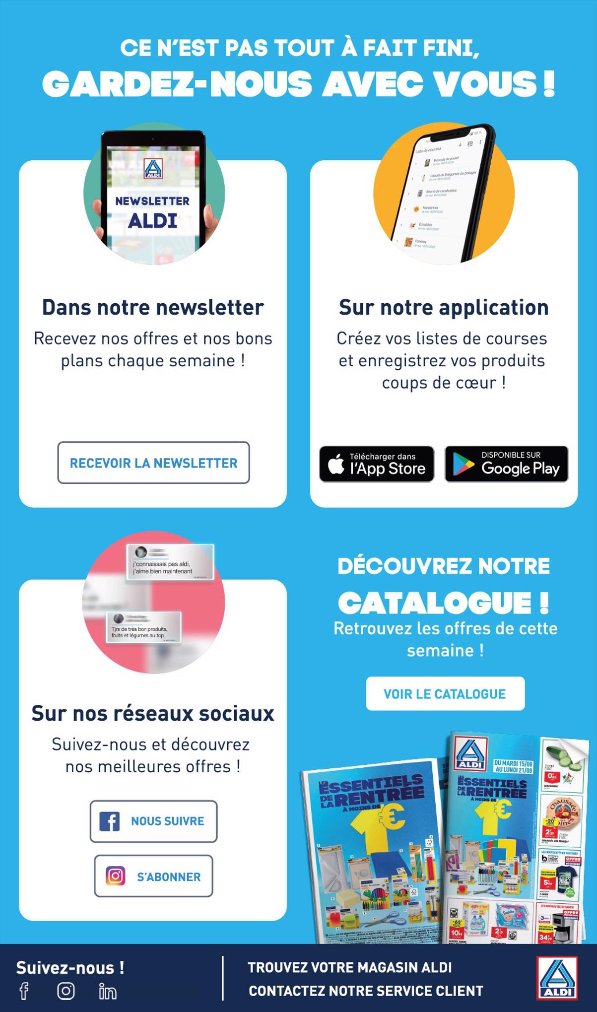 Catalogue ALDI 22 – 28 Août 2023 Page 32