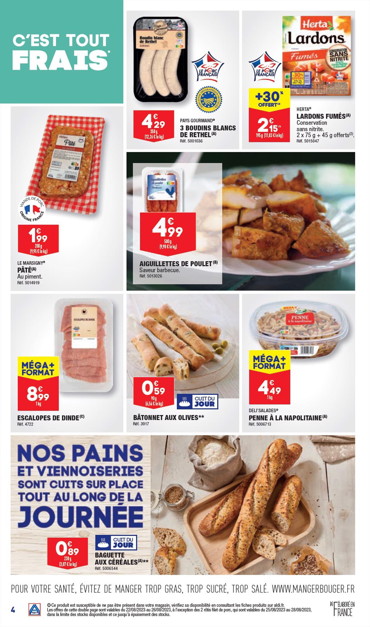 Catalogue ALDI 22 – 28 Août 2023 Page 6