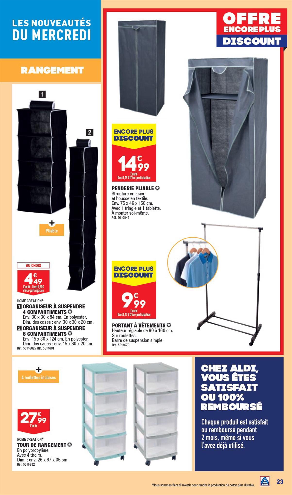 Catalogue ALDI 24 Juillet – 7 Août 2023 Page 25