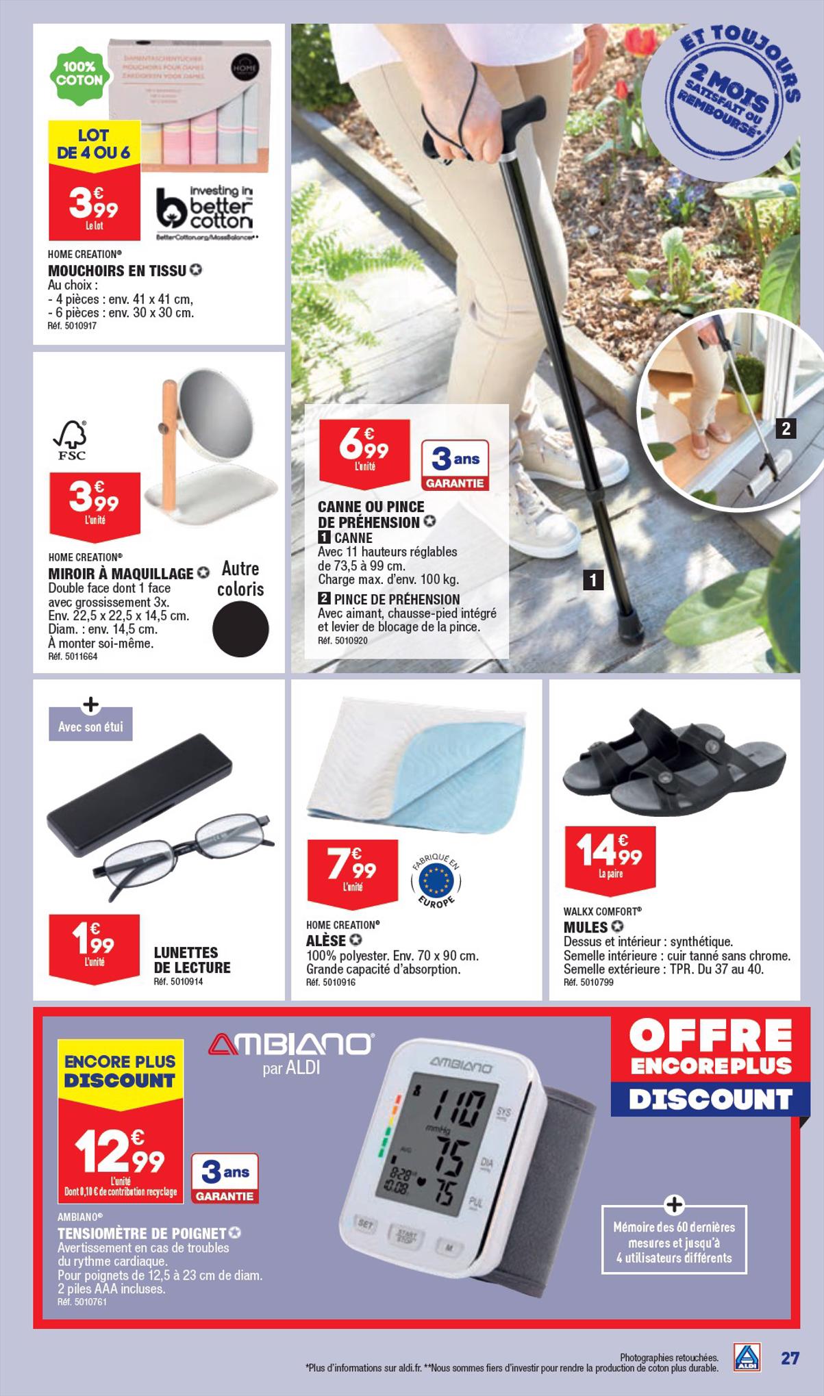 Catalogue ALDI 24 Juillet – 7 Août 2023 Page 29