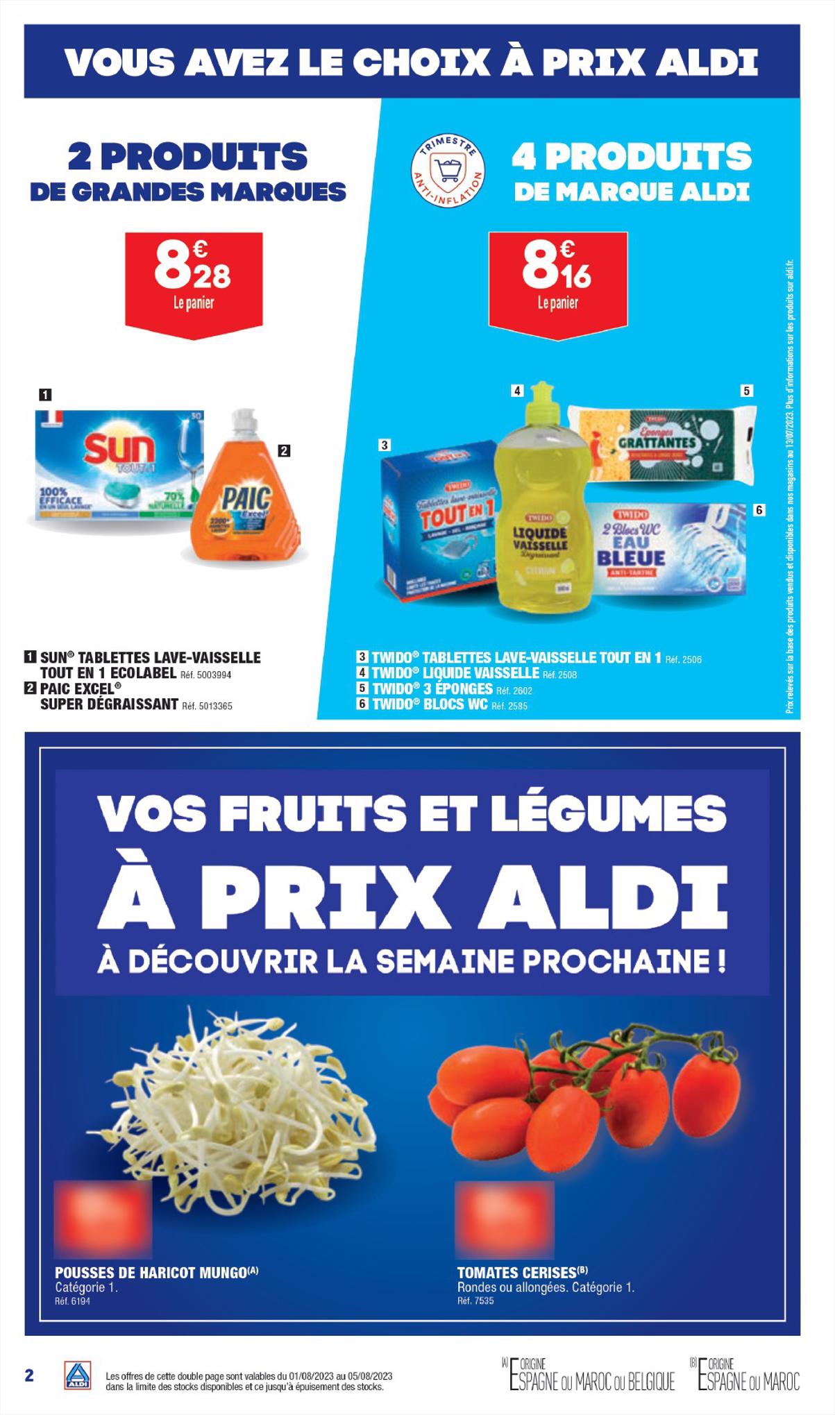 Catalogue ALDI 24 Juillet – 7 Août 2023 Page 4
