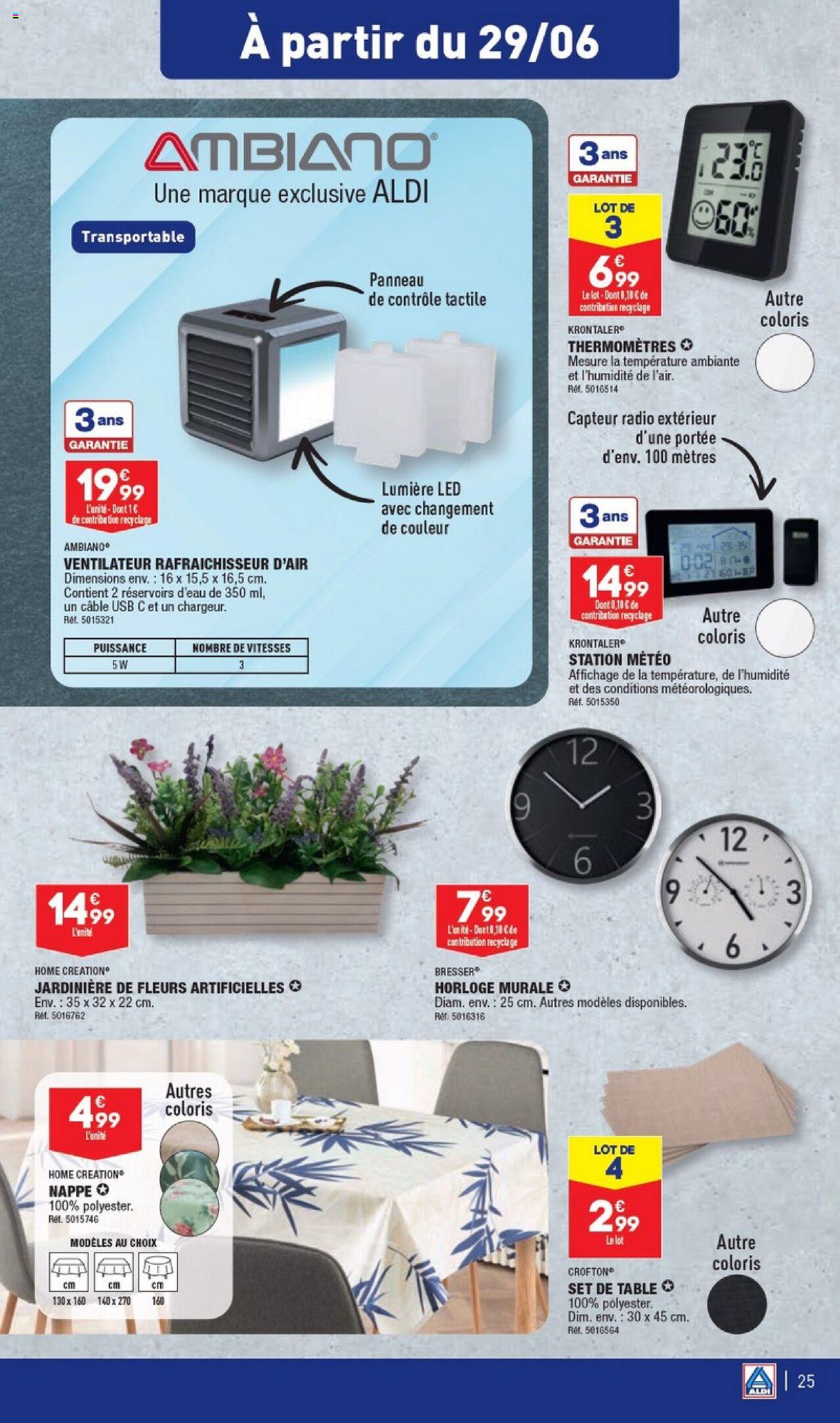 Catalogue ALDI 25 Juin – 1 Juillet 2024 Page 27