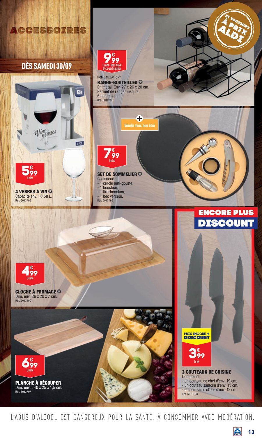 Catalogue ALDI 26 Septembre – 2 Octobre 2023 Page 13