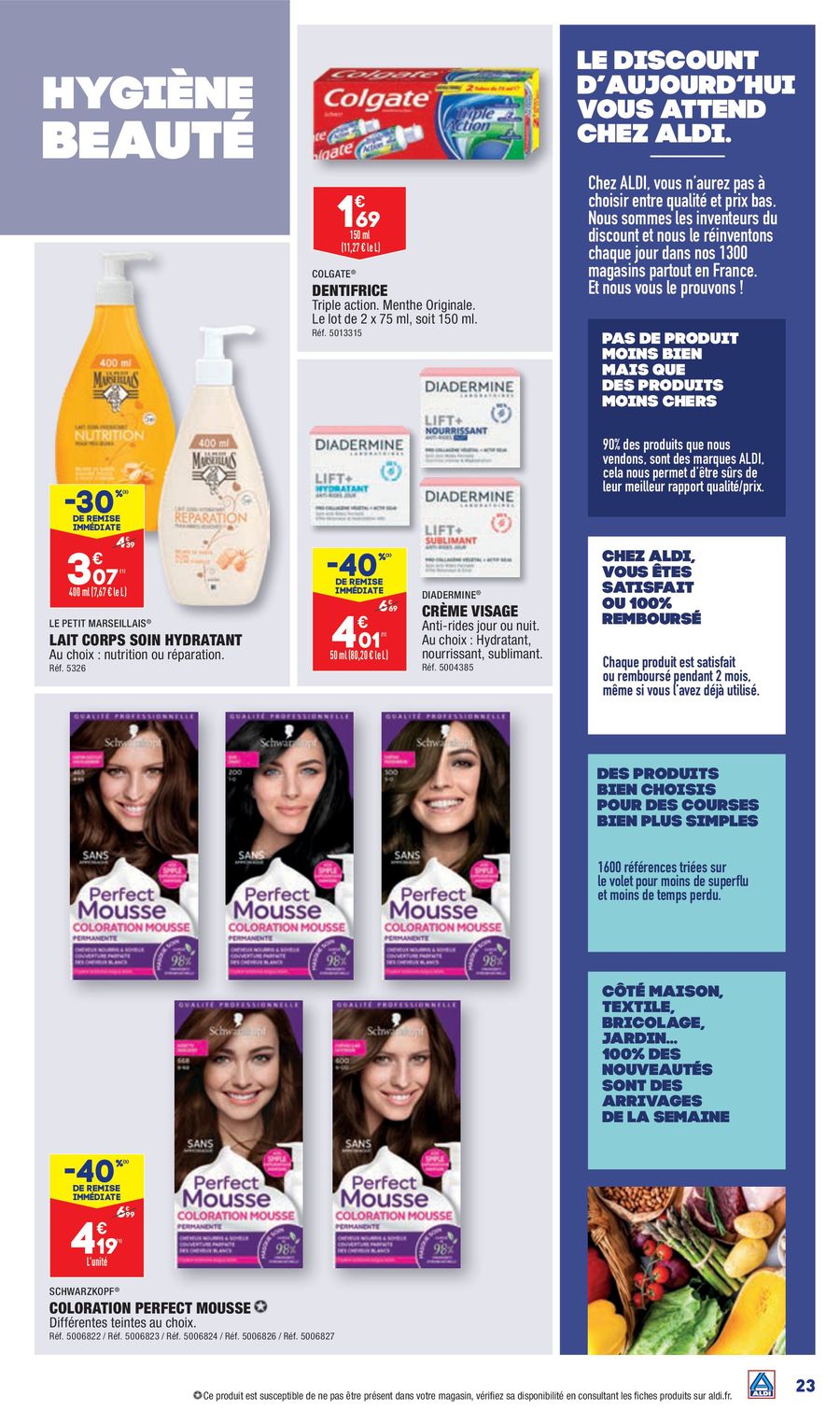Catalogue ALDI 26 Septembre – 2 Octobre 2023 Page 23