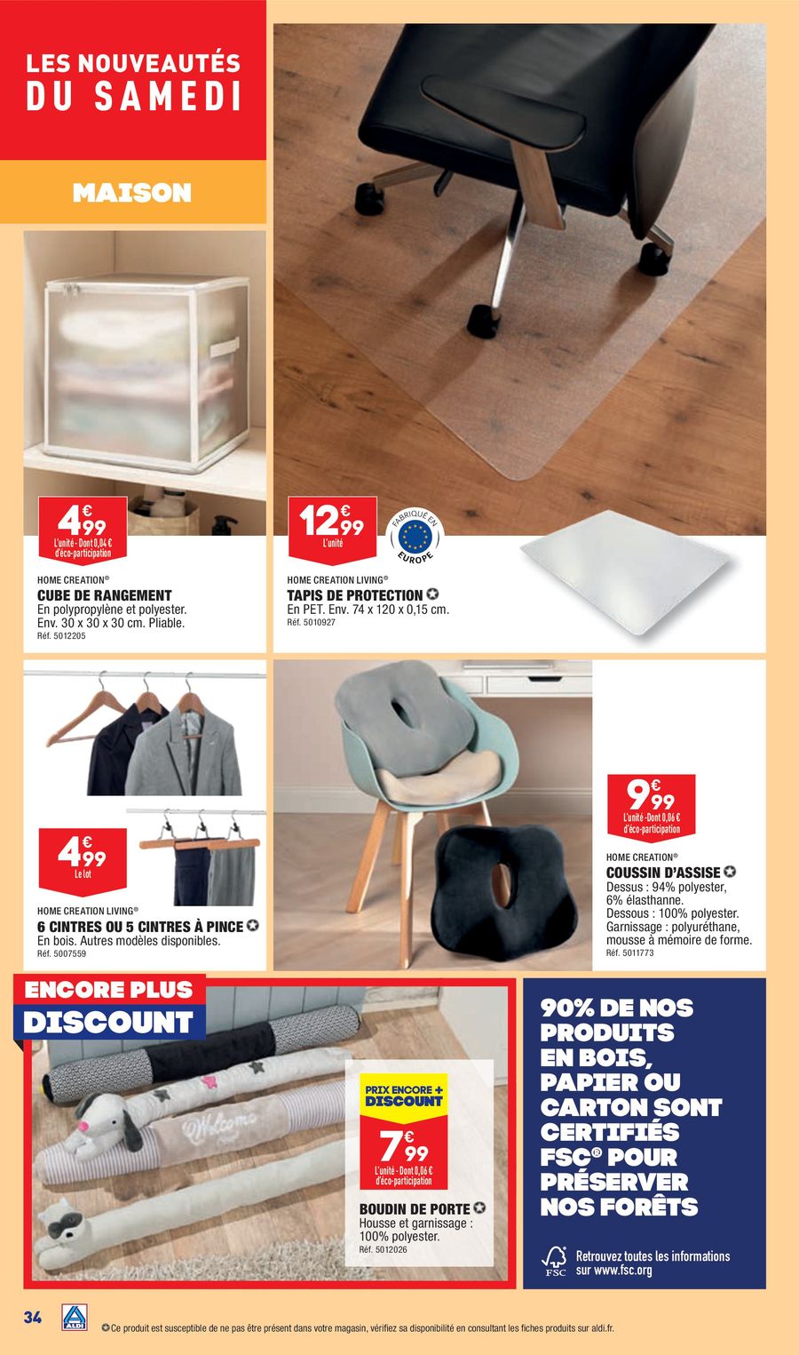 Catalogue ALDI 26 Septembre – 2 Octobre 2023 Page 34