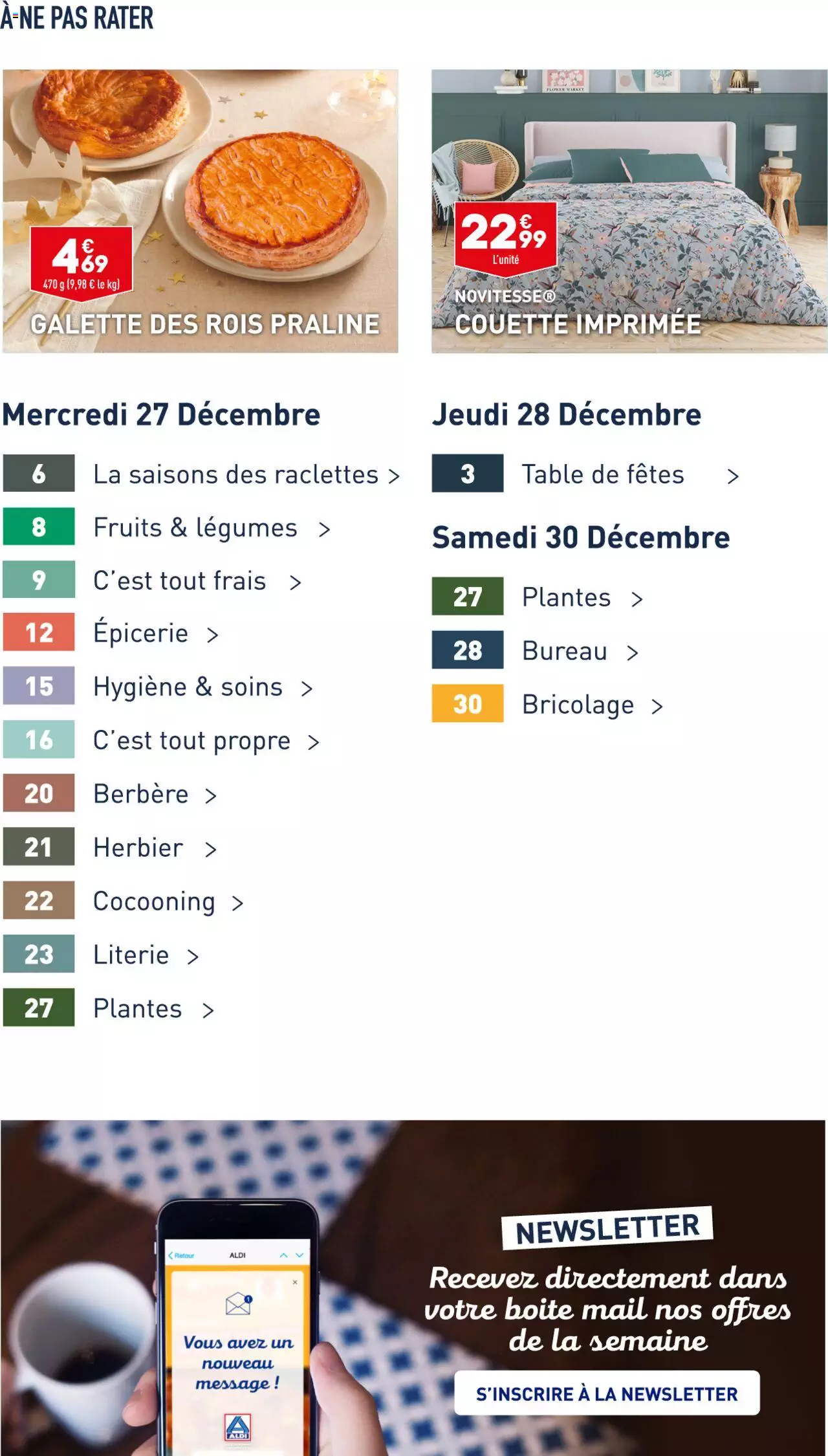Catalogue ALDI 27 – 31 Décembre 2023 Page 3
