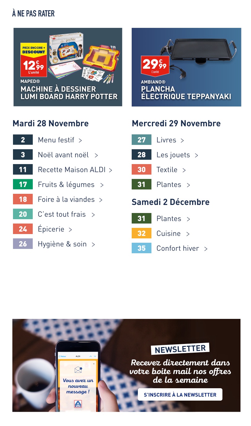 Catalogue ALDI 28 Nov – 4 Déc 2023 Page 3