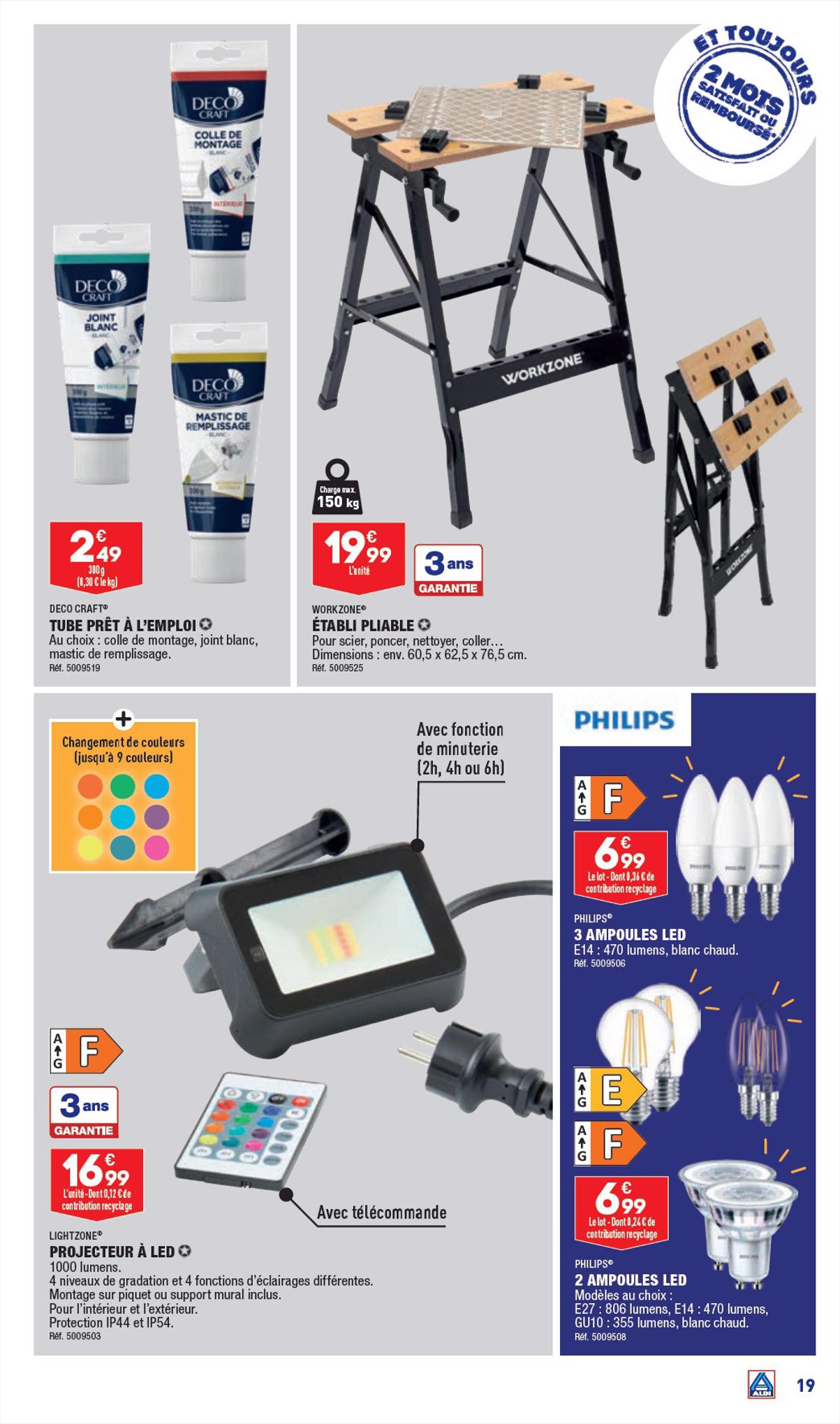 Catalogue ALDI 3 – 17 Avril 2023 Page 21