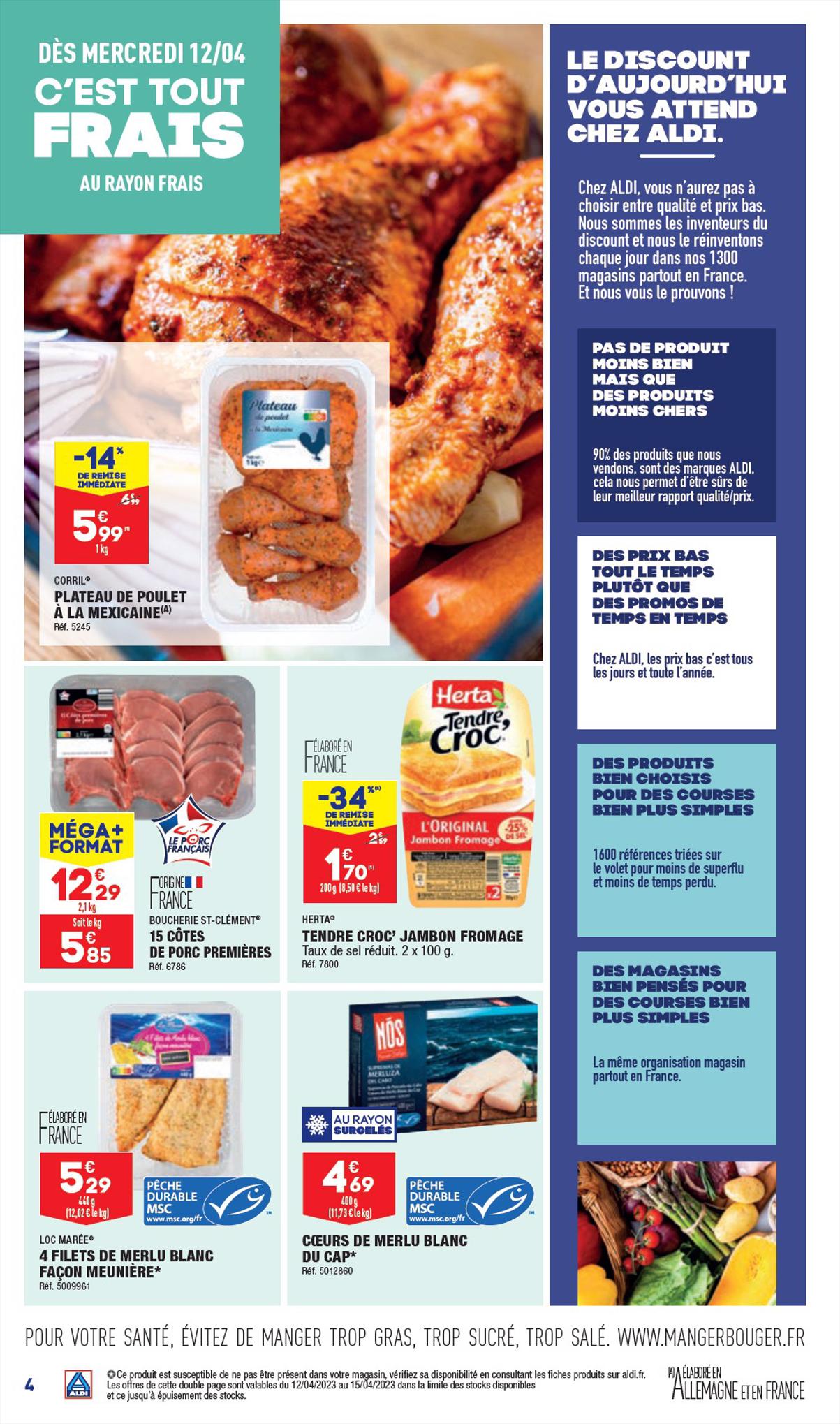 Catalogue ALDI 3 – 17 Avril 2023 Page 6