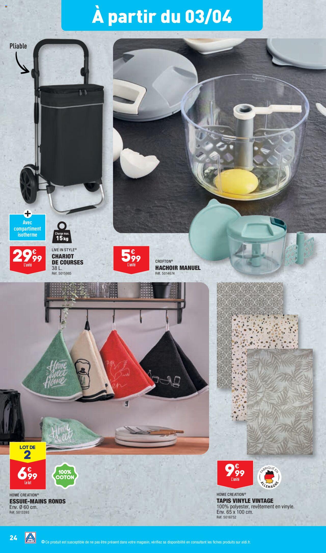 Catalogue ALDI 3 – 8 Avril 2024 Page 26