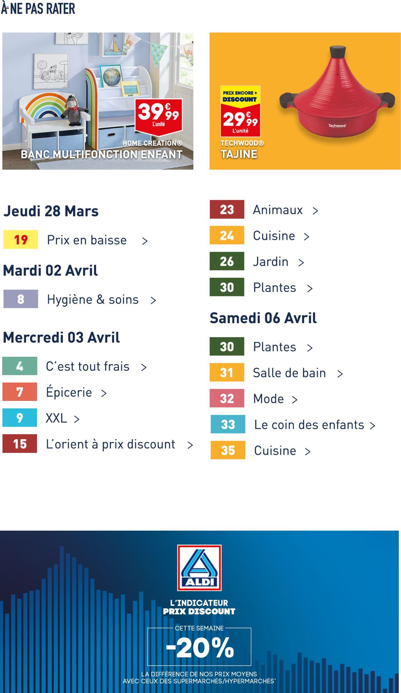 Catalogue ALDI 3 – 8 Avril 2024 Page 3