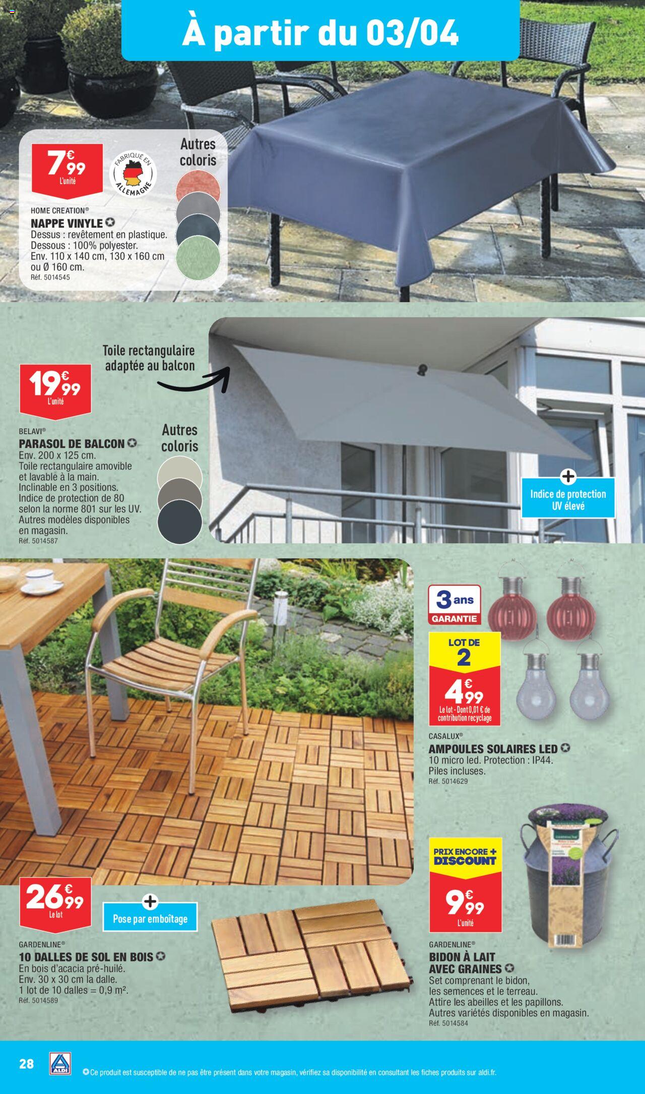 Catalogue ALDI 3 – 8 Avril 2024 Page 30