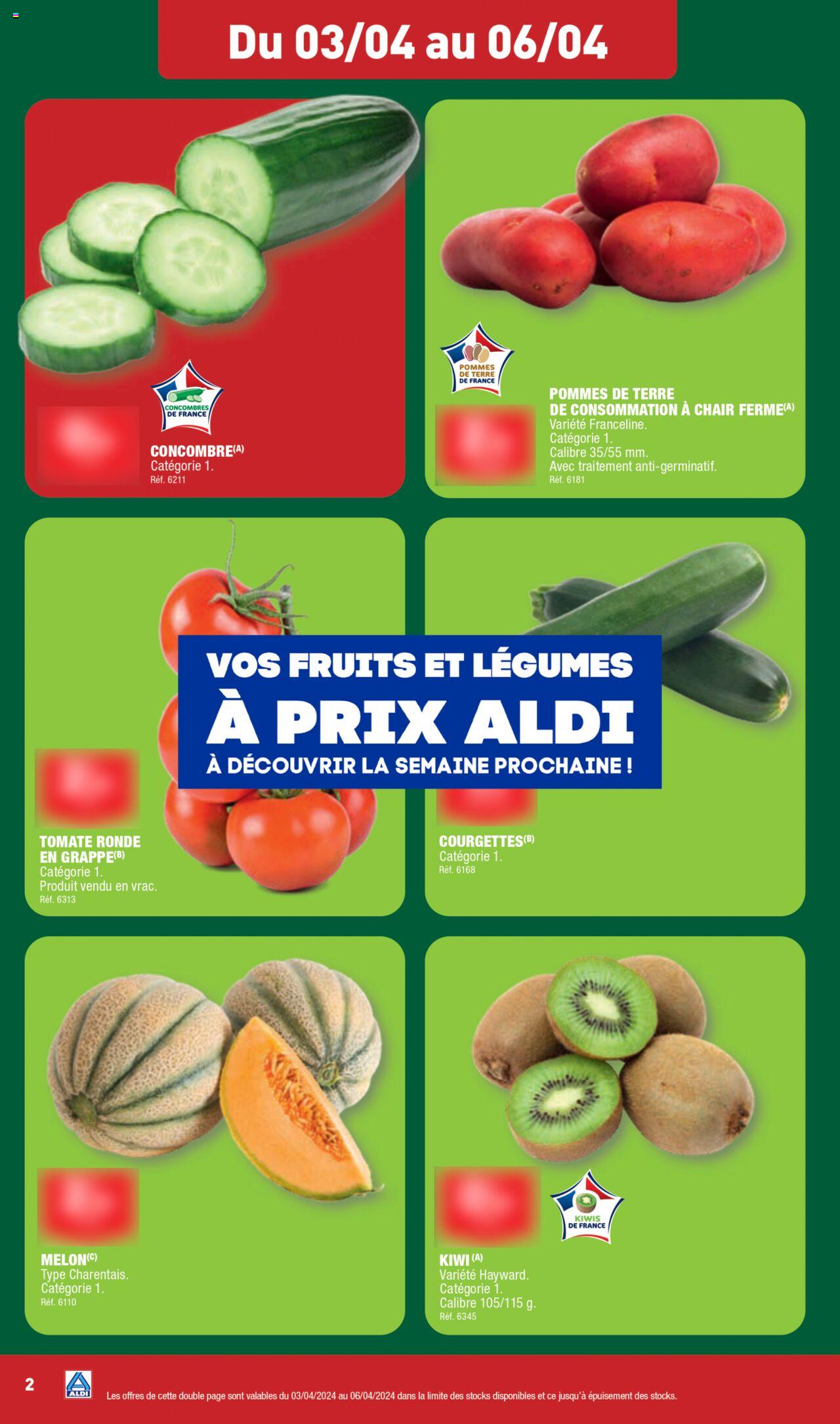Catalogue ALDI 3 – 8 Avril 2024 Page 4