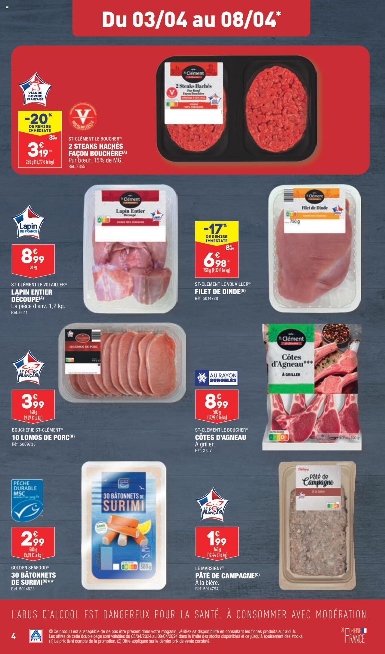 Catalogue ALDI 3 – 8 Avril 2024 Page 6