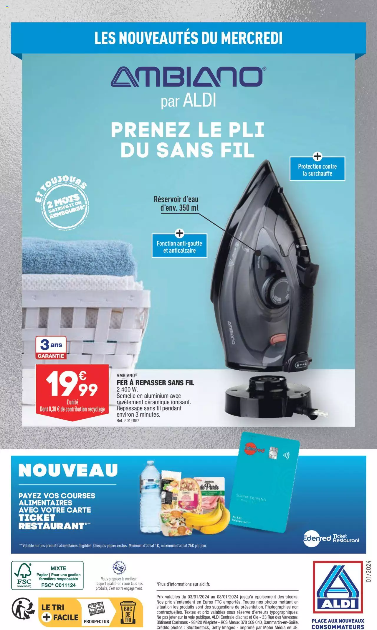 Catalogue ALDI 3 – 8 Janvier 2024 Page 30