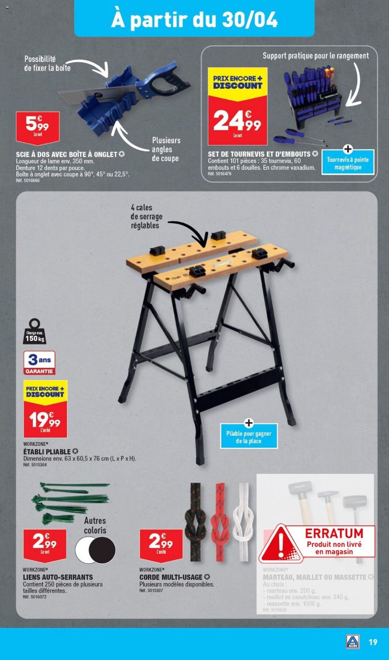 Catalogue ALDI 30 Avr – 6 Mai 2024 Page 21