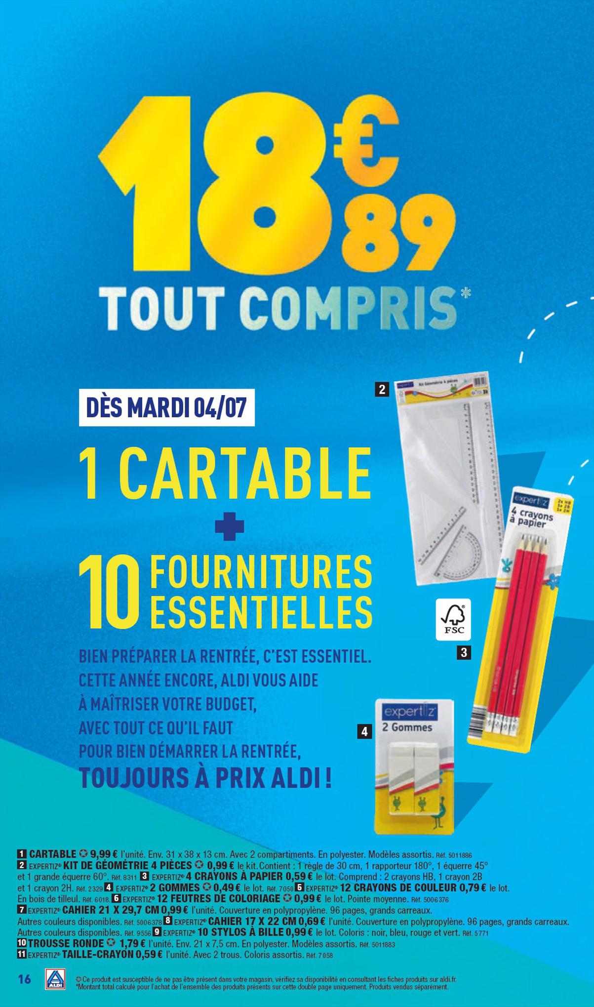 Catalogue ALDI 4 – 10 Juillet 2023 Page 18