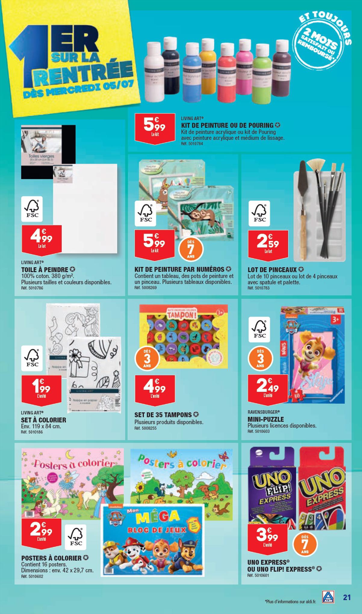 Catalogue ALDI 4 – 10 Juillet 2023 Page 23