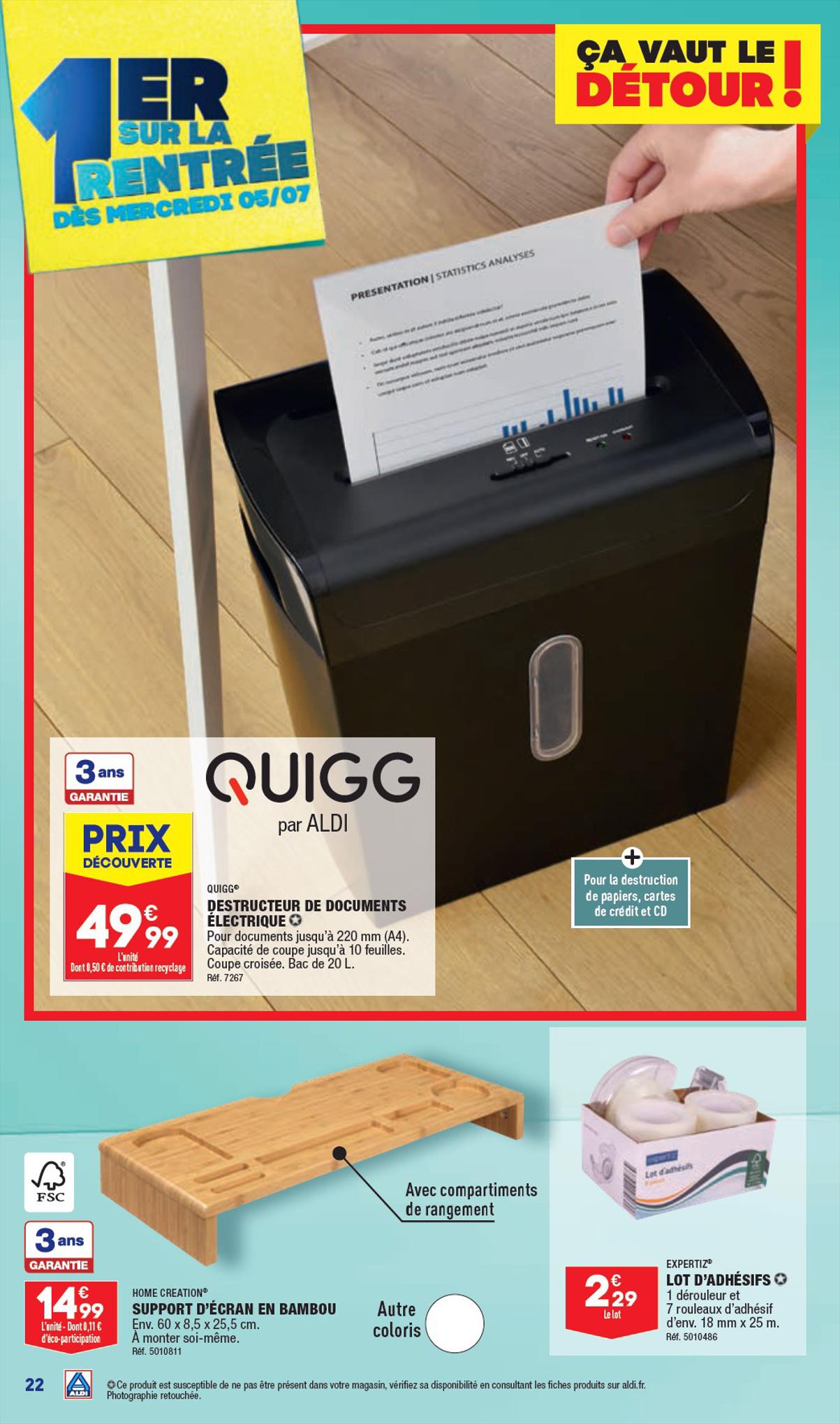 Catalogue ALDI 4 – 10 Juillet 2023 Page 24