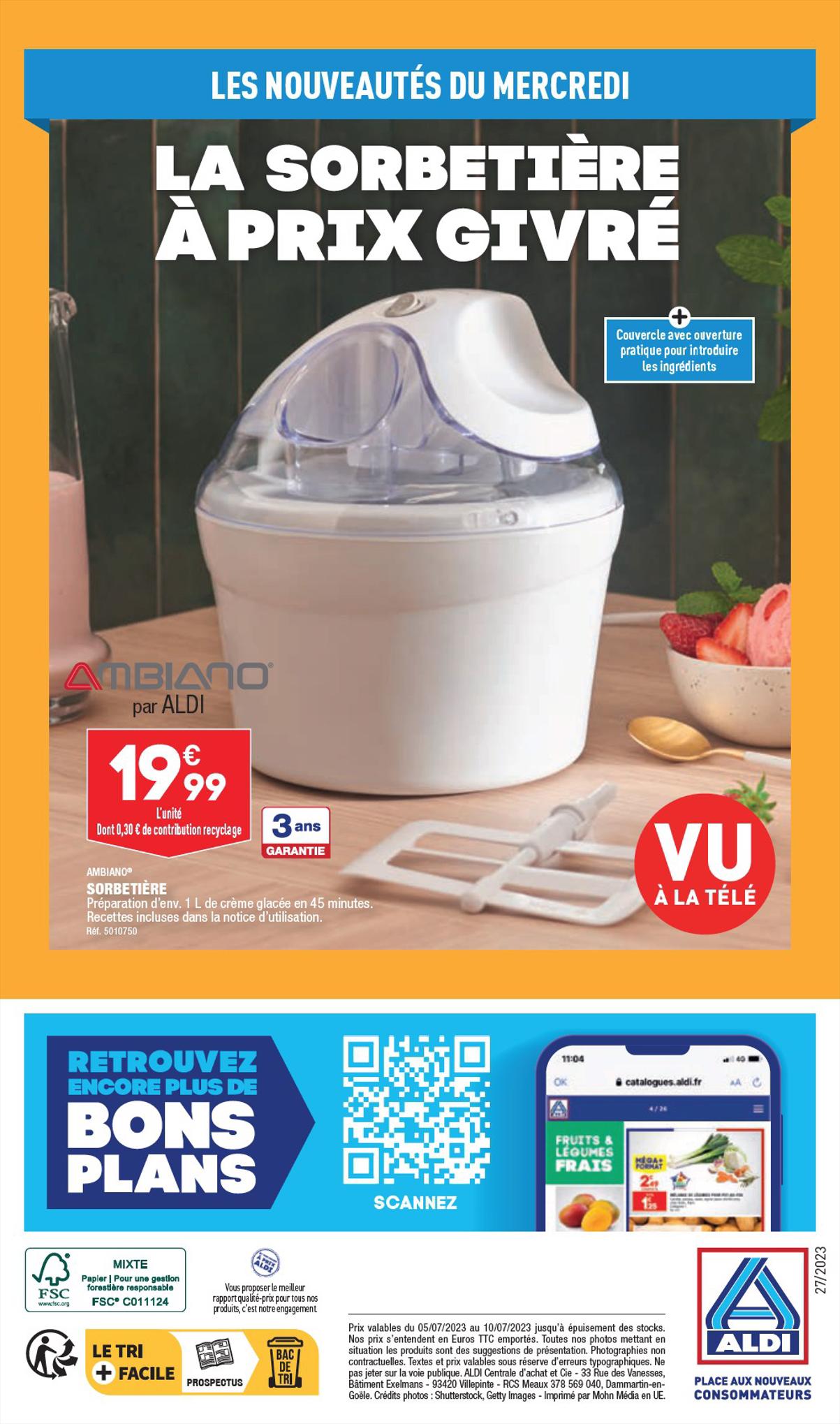 Catalogue ALDI 4 – 10 Juillet 2023 Page 34