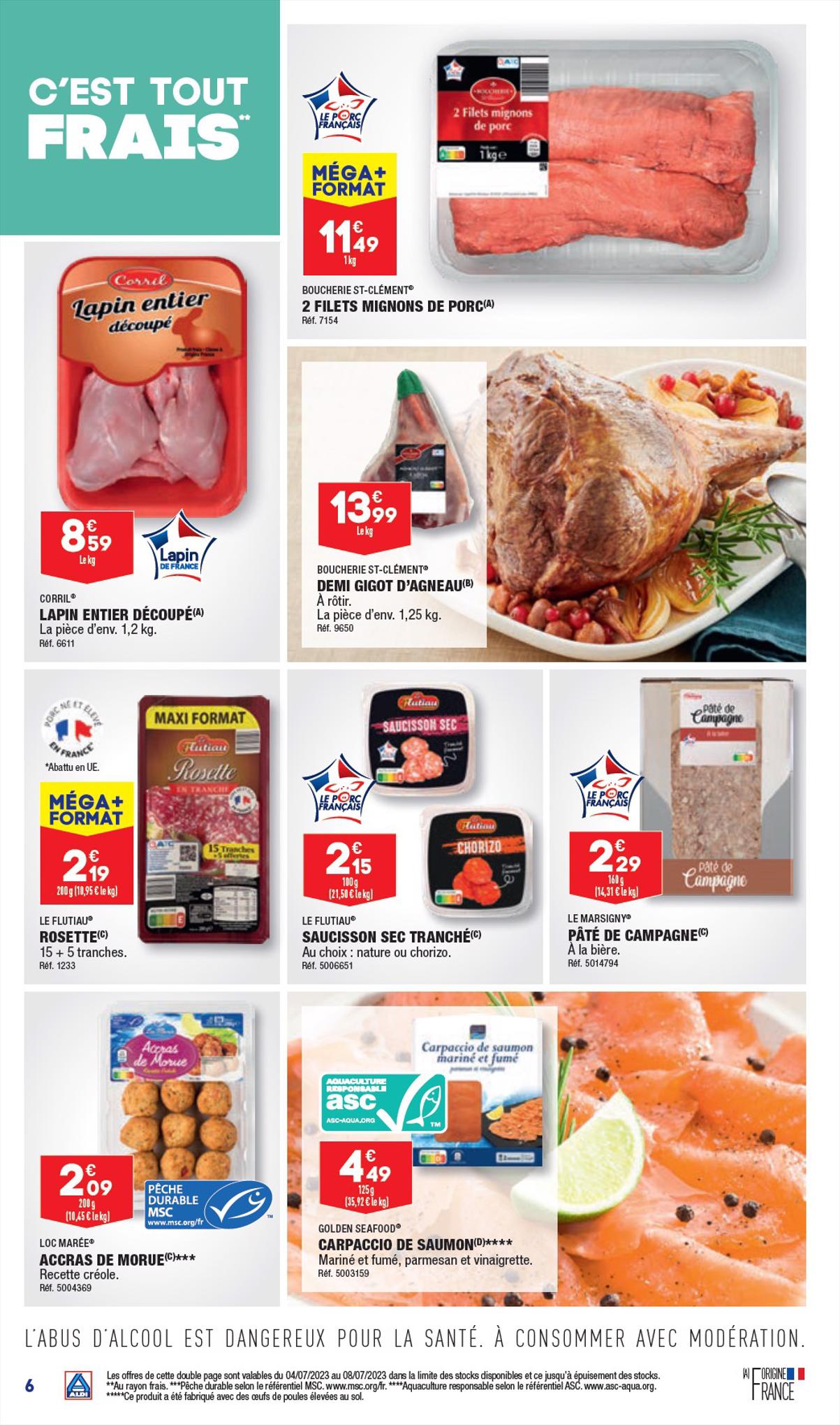 Catalogue ALDI 4 – 10 Juillet 2023 Page 8