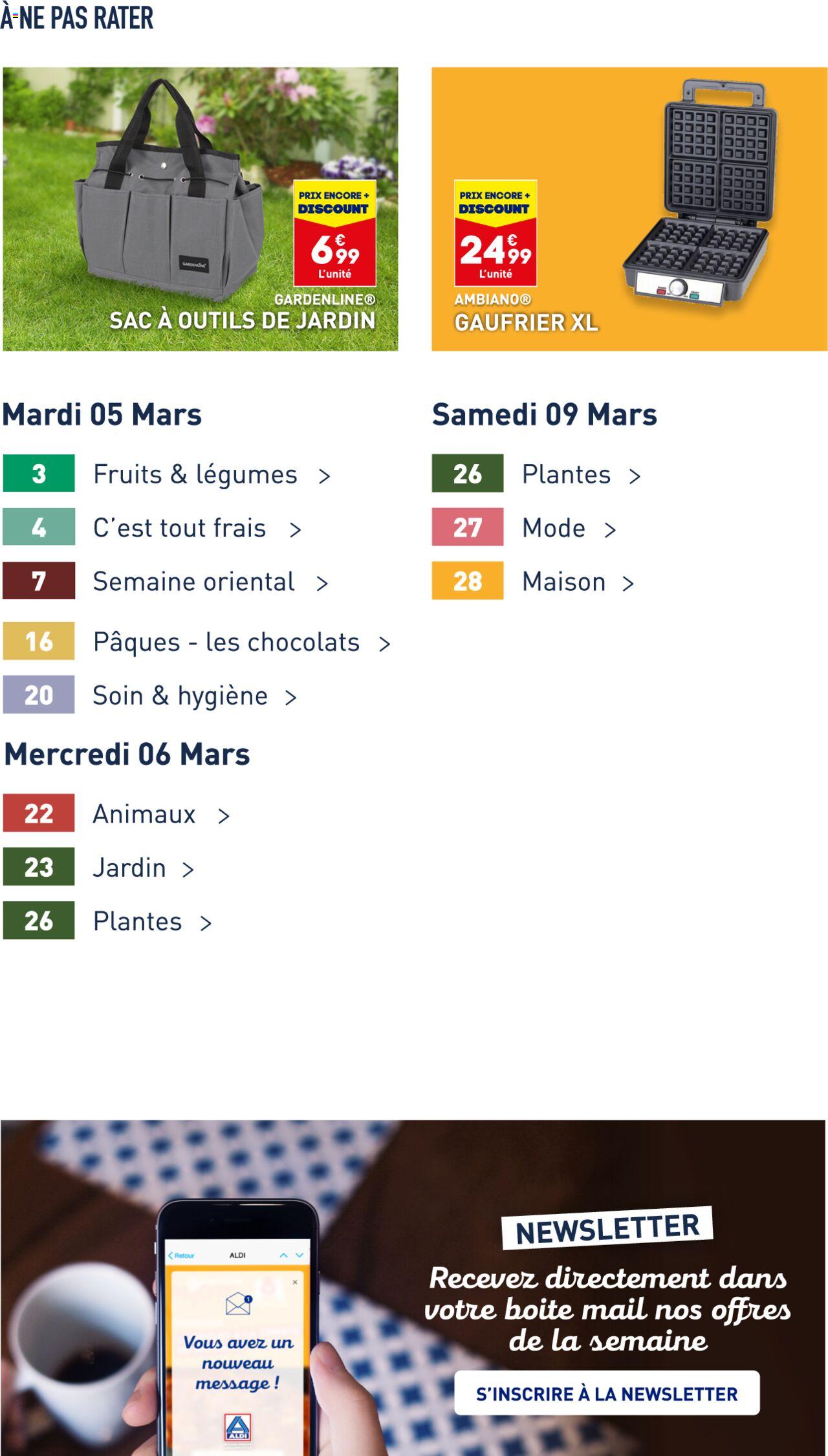 Catalogue ALDI 5 – 11 Mars 2024 Page 3