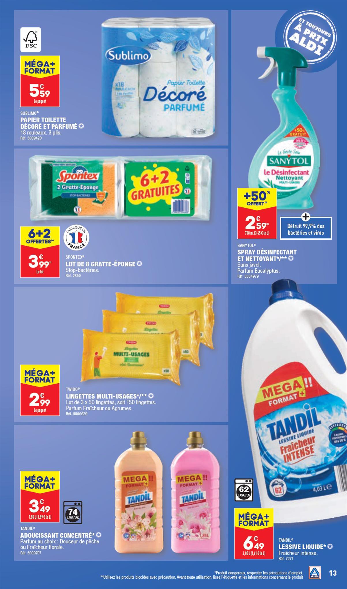 Catalogue ALDI 8 – 14 Août 2023 Page 15