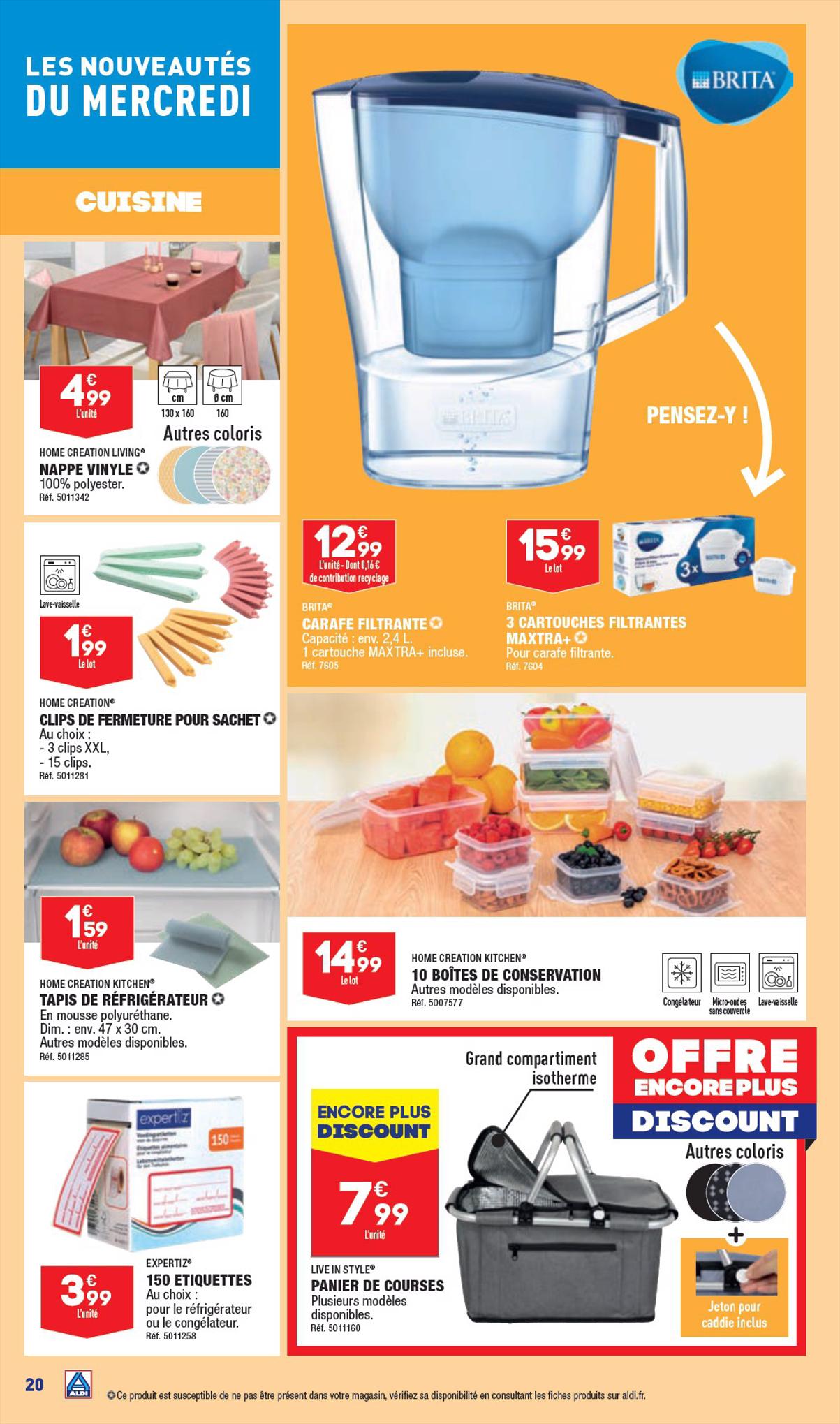 Catalogue ALDI 8 – 14 Août 2023 Page 22