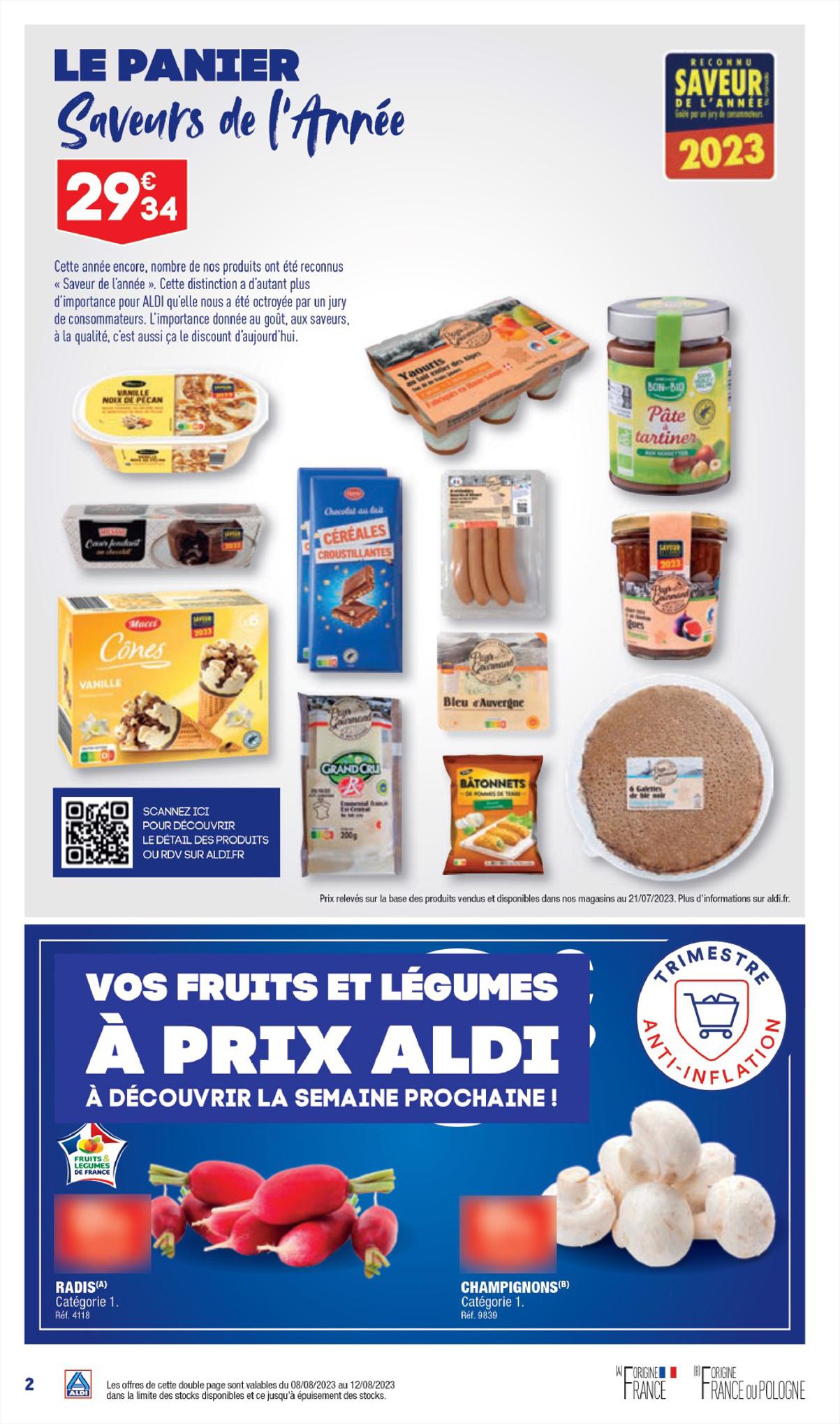 Catalogue ALDI 8 – 14 Août 2023 Page 4