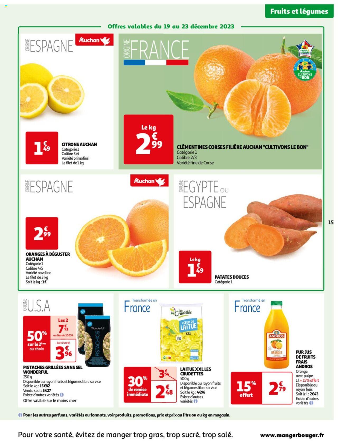 Catalogue Auchan 19 – 24 Décembre 2023 Page 15