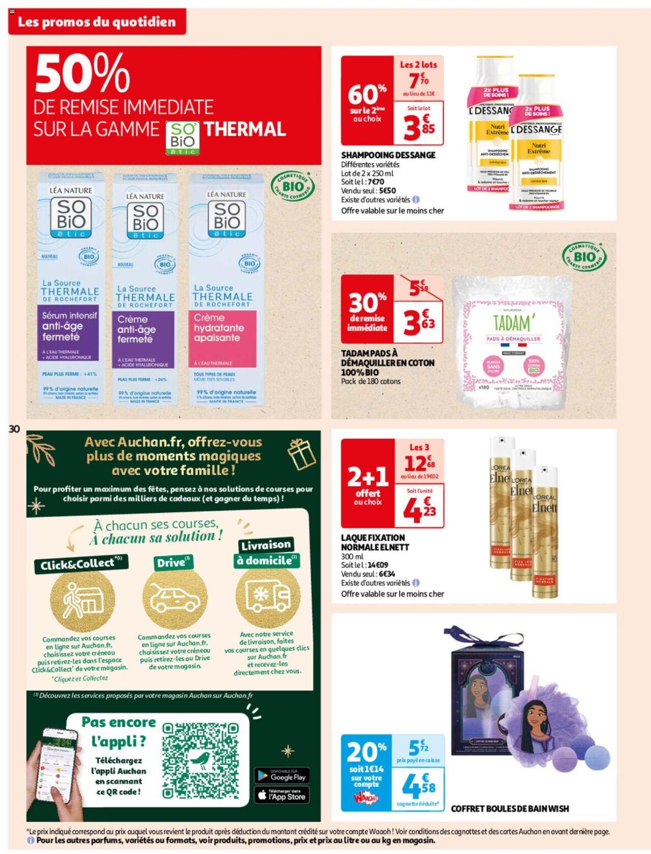 Catalogue Auchan 19 – 24 Décembre 2023 Page 30