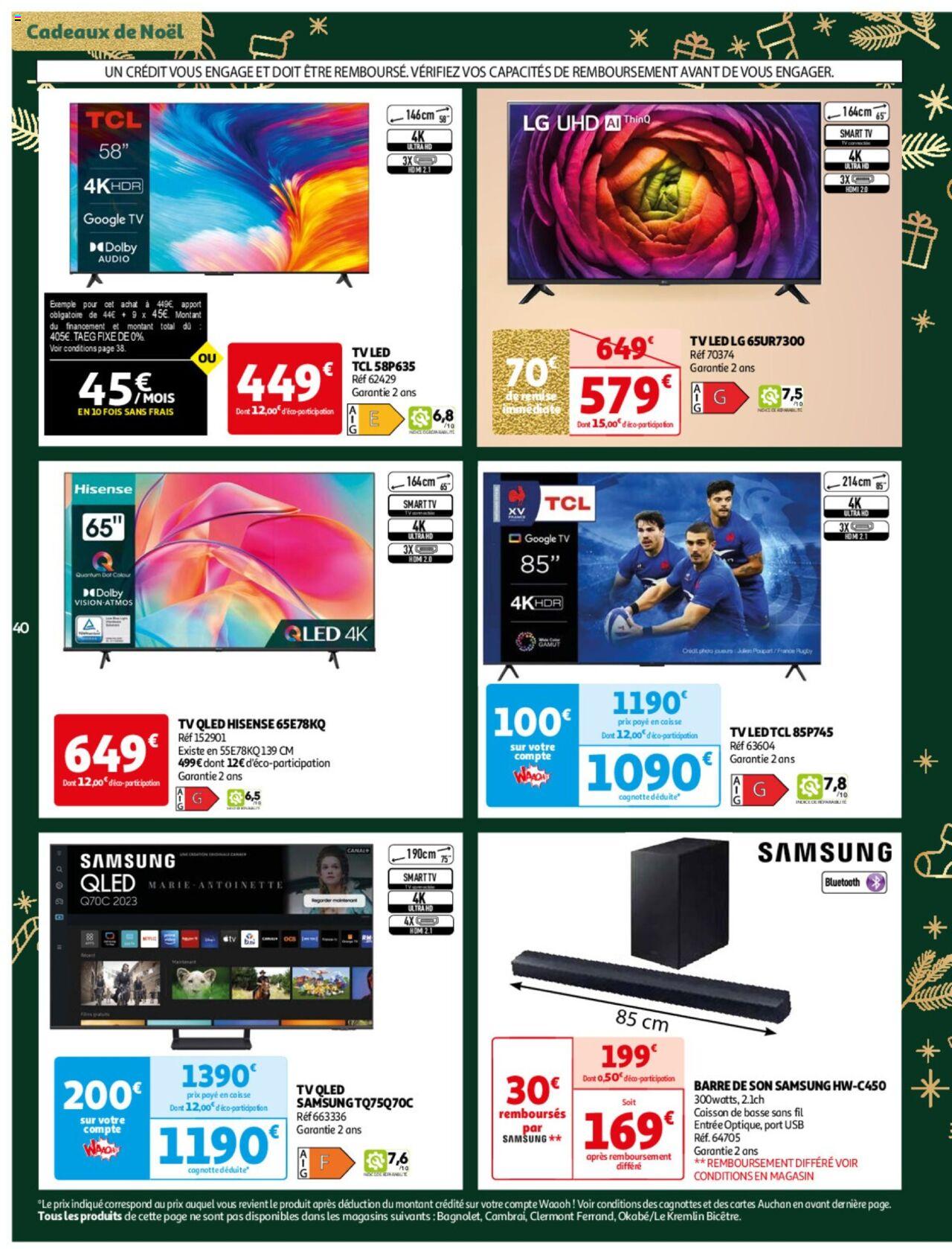 Catalogue Auchan 19 – 24 Décembre 2023 Page 40