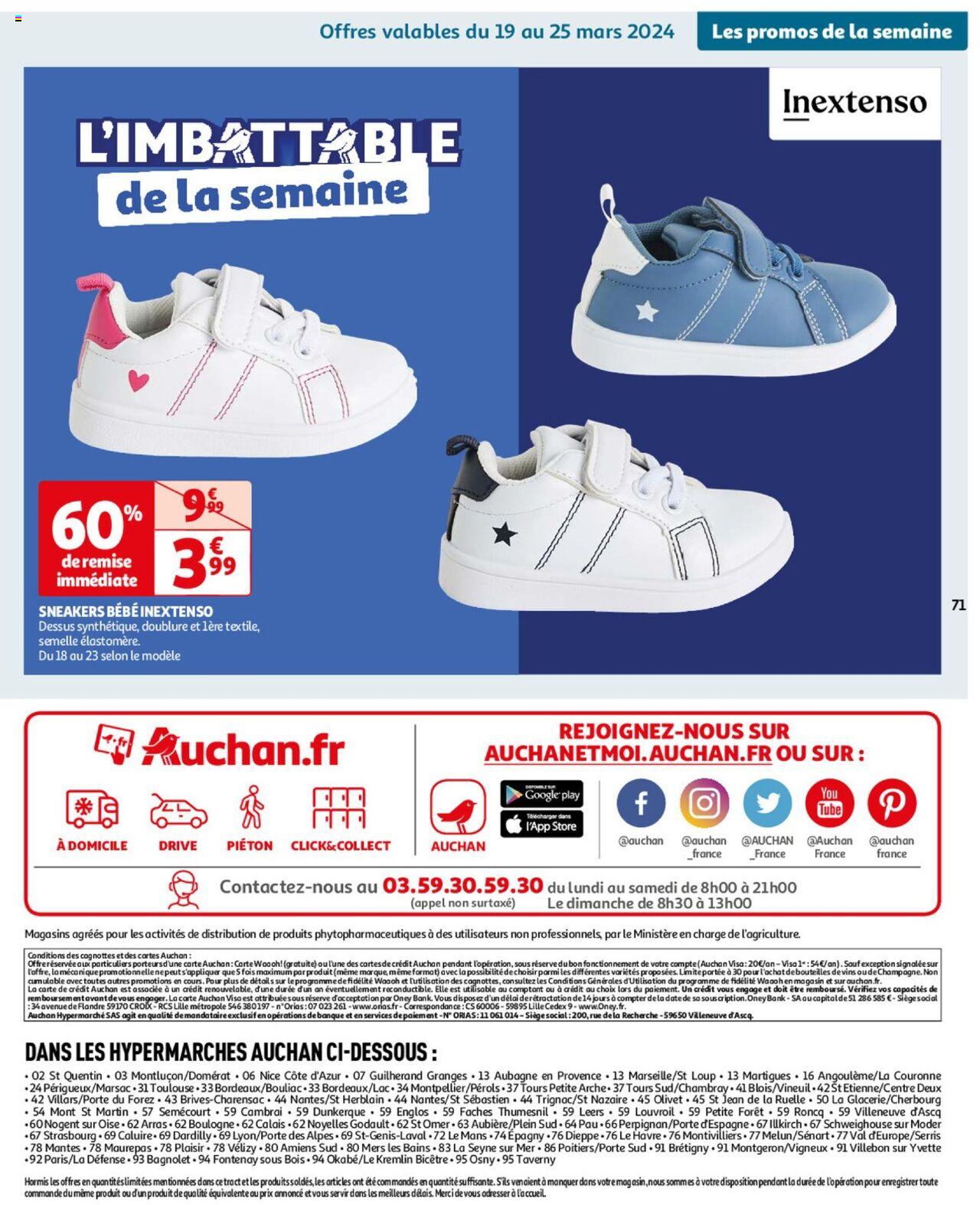 Catalogue Auchan 19 Mar – 1 Avr 2024 Page 72